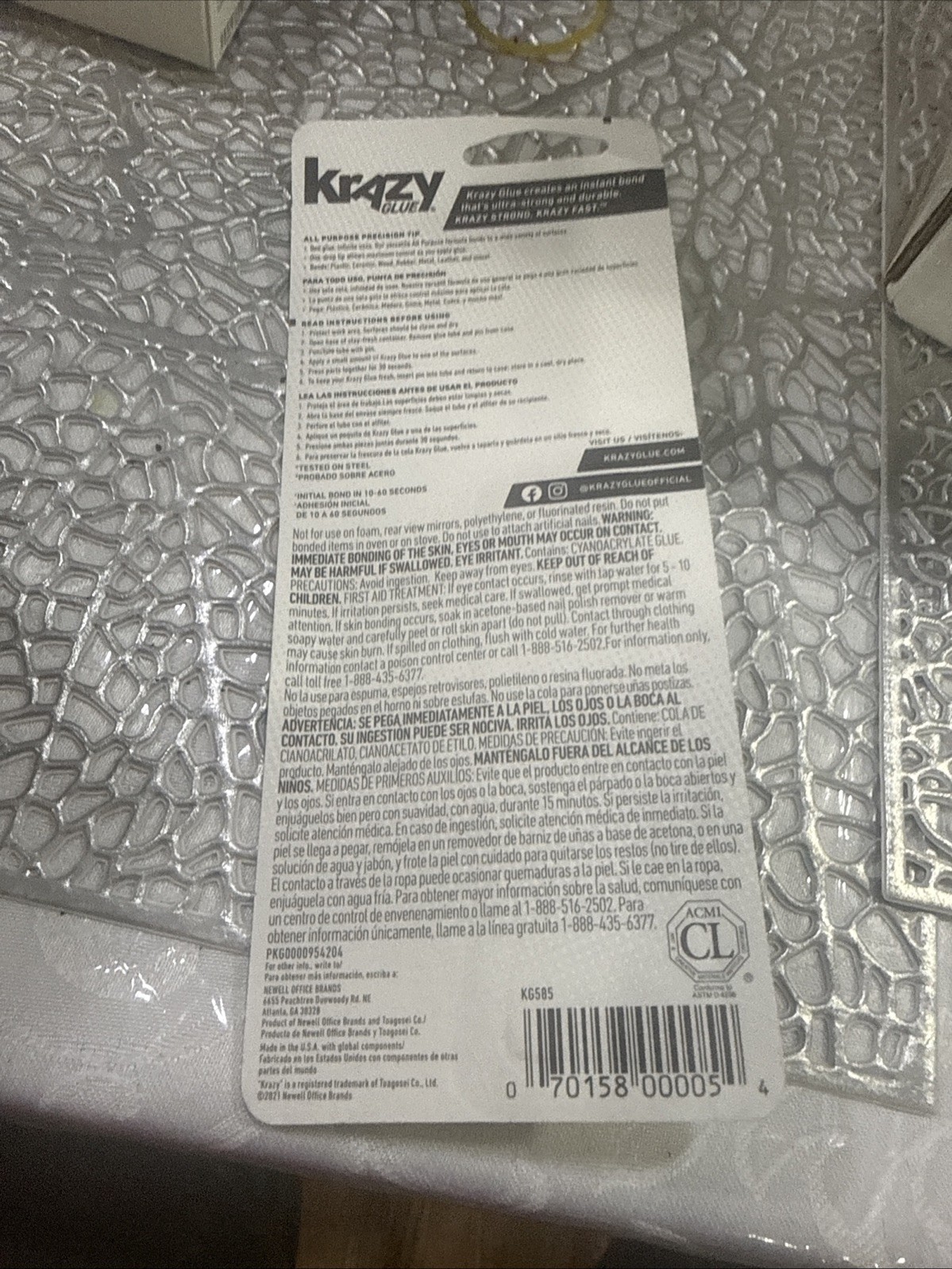 Krazy Glue KG58548R All-Purpose 0.07 Oz Super Ounce