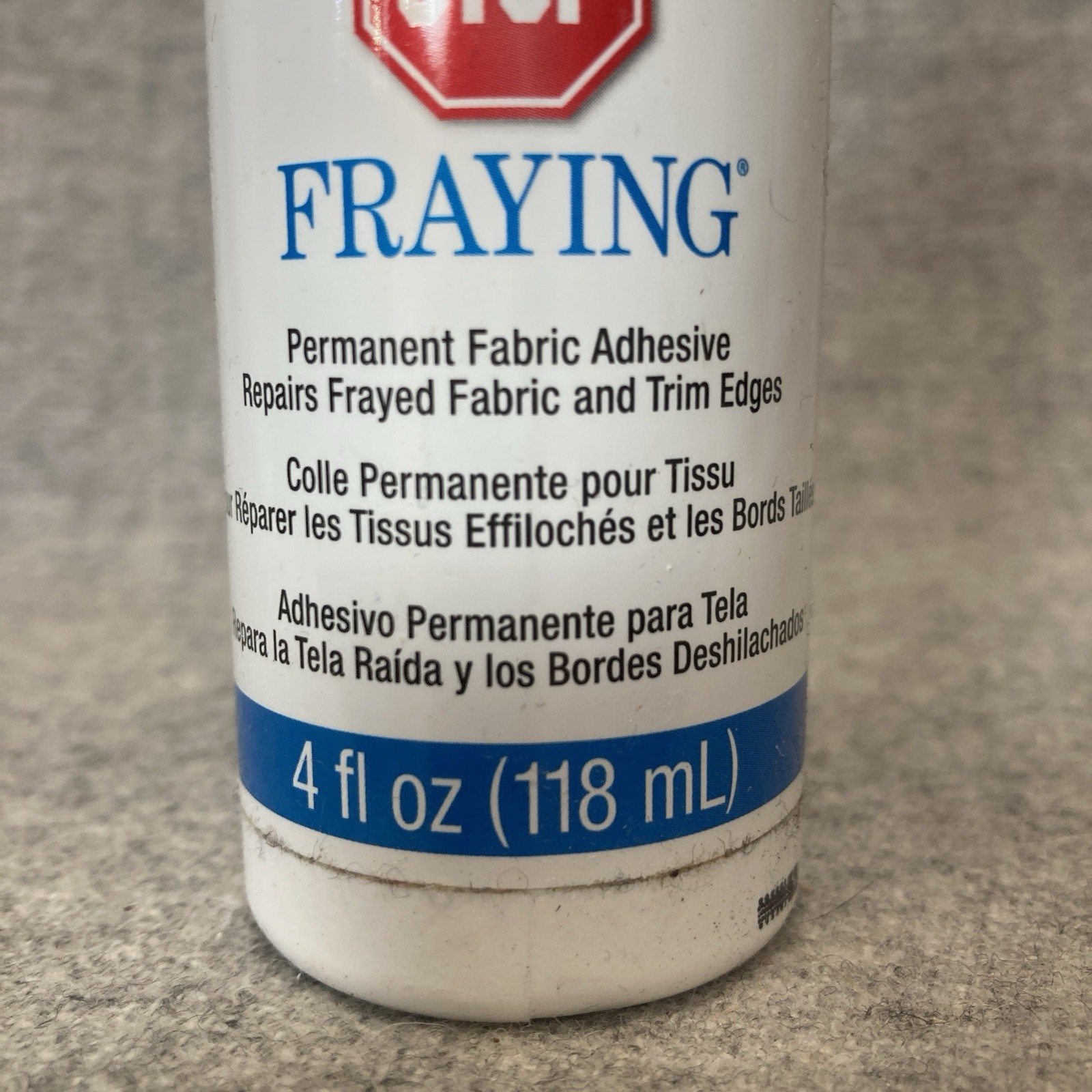 Aleene’s Stop Fraying Permanent Fabric Adhesive Glue 118ml / 4 fl oz 15629 Craft