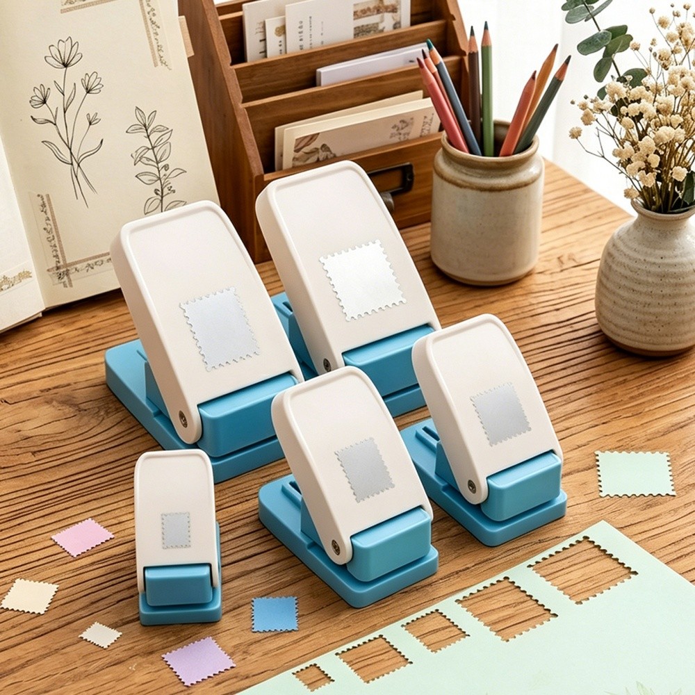 Postage Stamp Punch Available in various sizes for Paper Crafting Scrapbooking