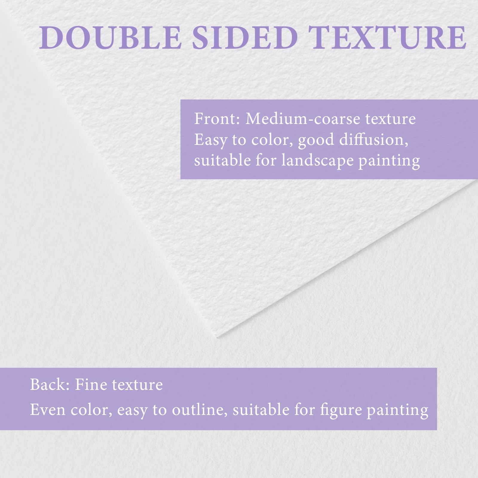 Watercolor Paper Pad 9×12 100 Percent Cotton Artist Paper