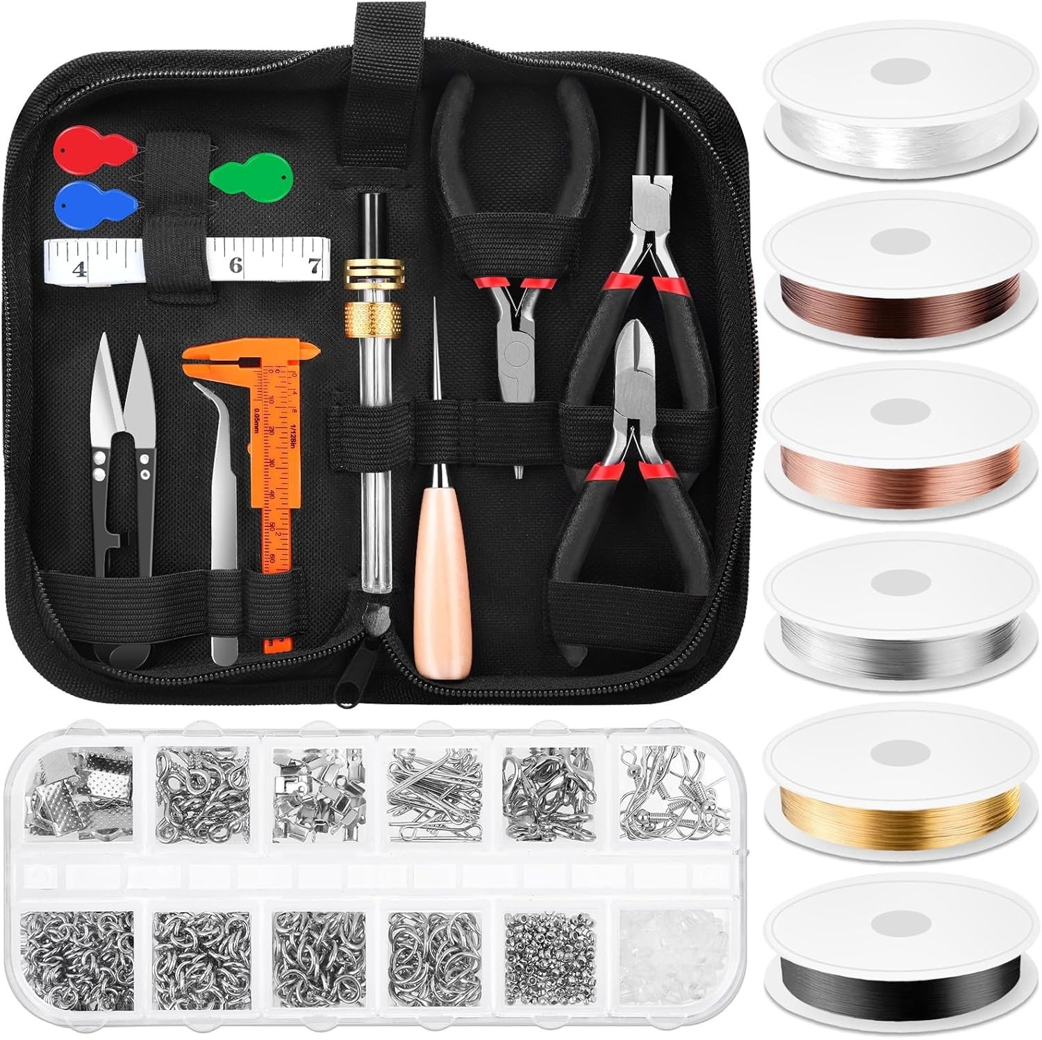 Jewelry Making Kit with Tools & Wire