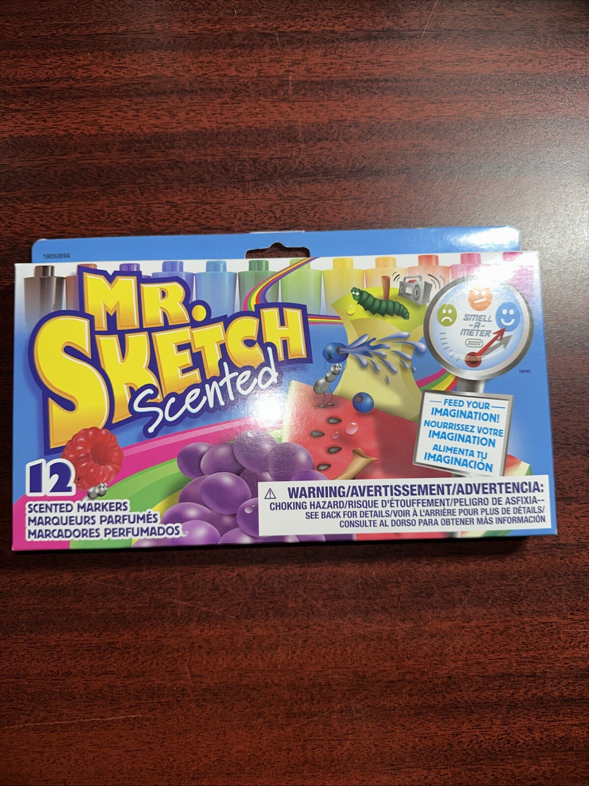 Mr. Sketch Scented Markers, Chisel Tip, Assorted Colors, 12-Count # 1905069A