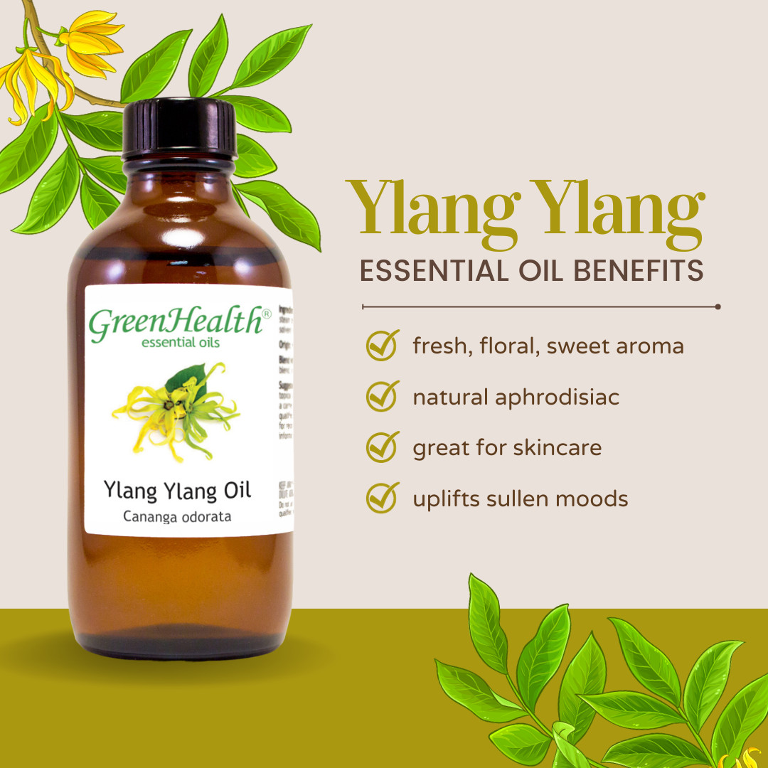 10 ml Ylang Ylang Essential Oil (100% Pure & Natural) – GreenHealth