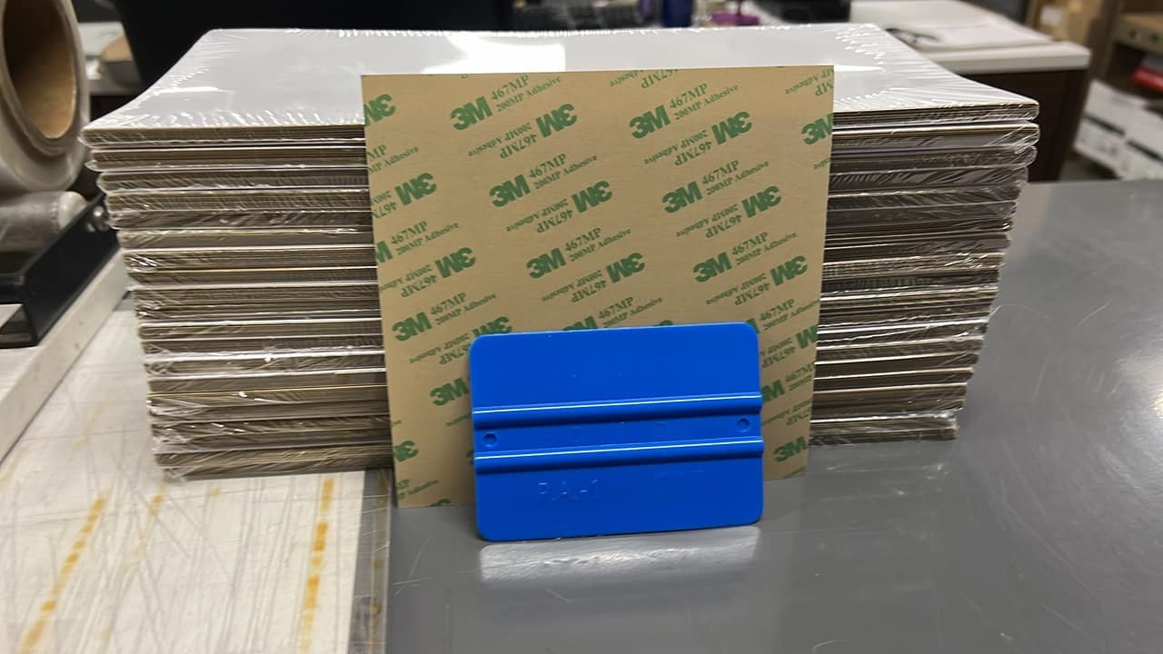 25 SHTS 3M 467MP DOUBLE SIDED ADHESIVE TAPE 6″ x 12″ CHEAPER ISN’T ALWAYS A DEAL