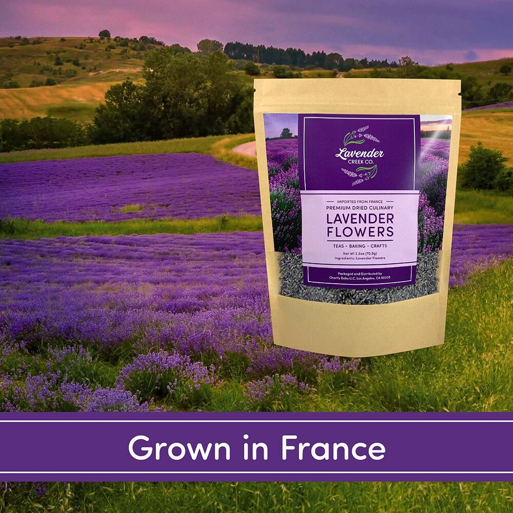 Dried Lavender Flower Buds – Culinary Grade Herb for Tea, Baking, Crafts