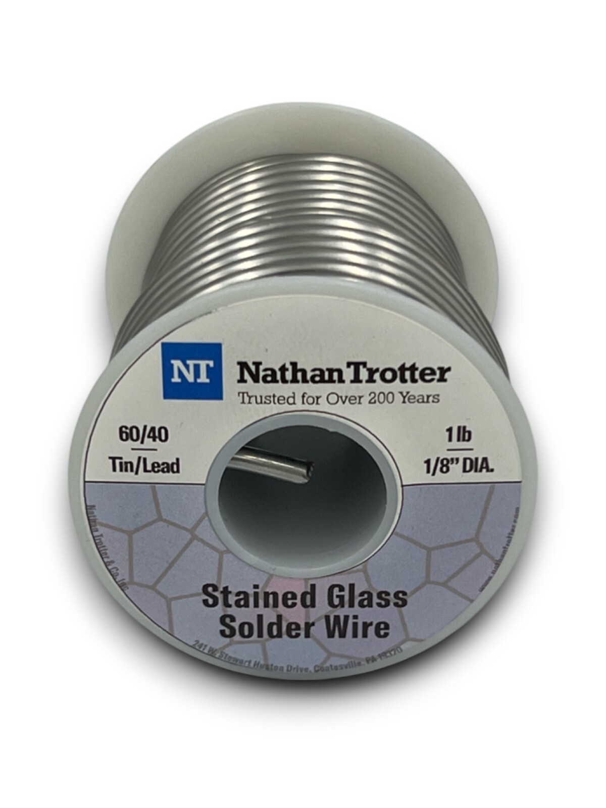 60/40 Solder for Stained Glass (10 Pack) – $18.99 ea. / .125” dia., 1 lb. spools
