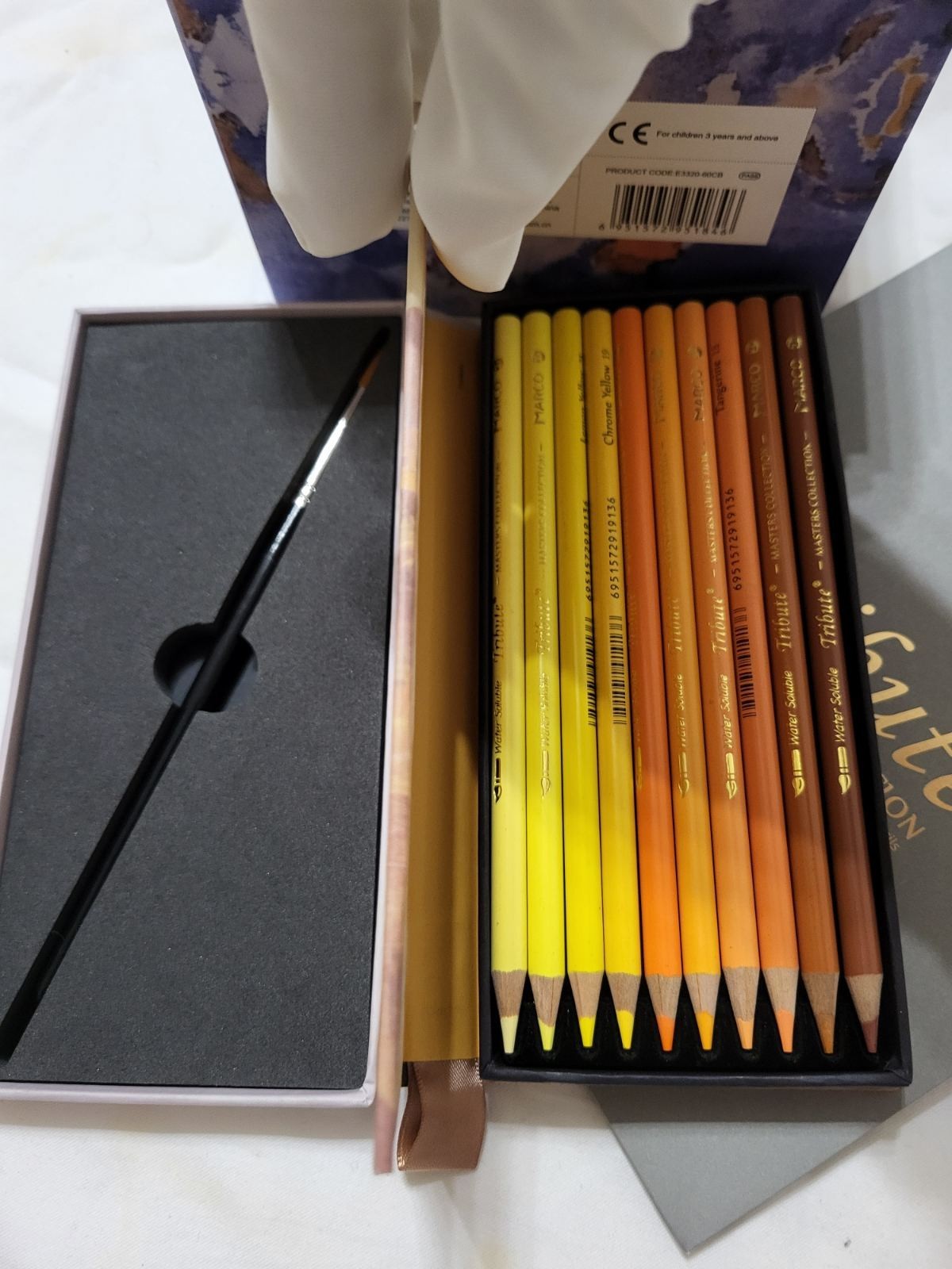 Marco Tribute Masters Collection Watercolor Pencils -60 Color Set – Professional