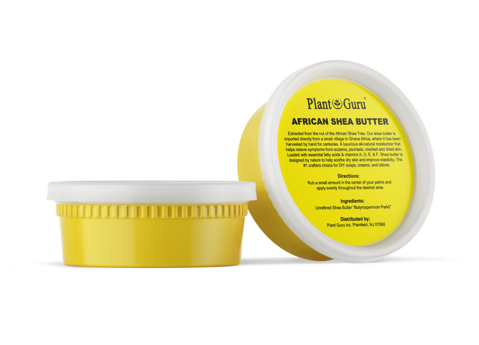 Raw African Shea Butter 8 oz. YELLOW 100% Pure Organic Unrefined Natural Ghana