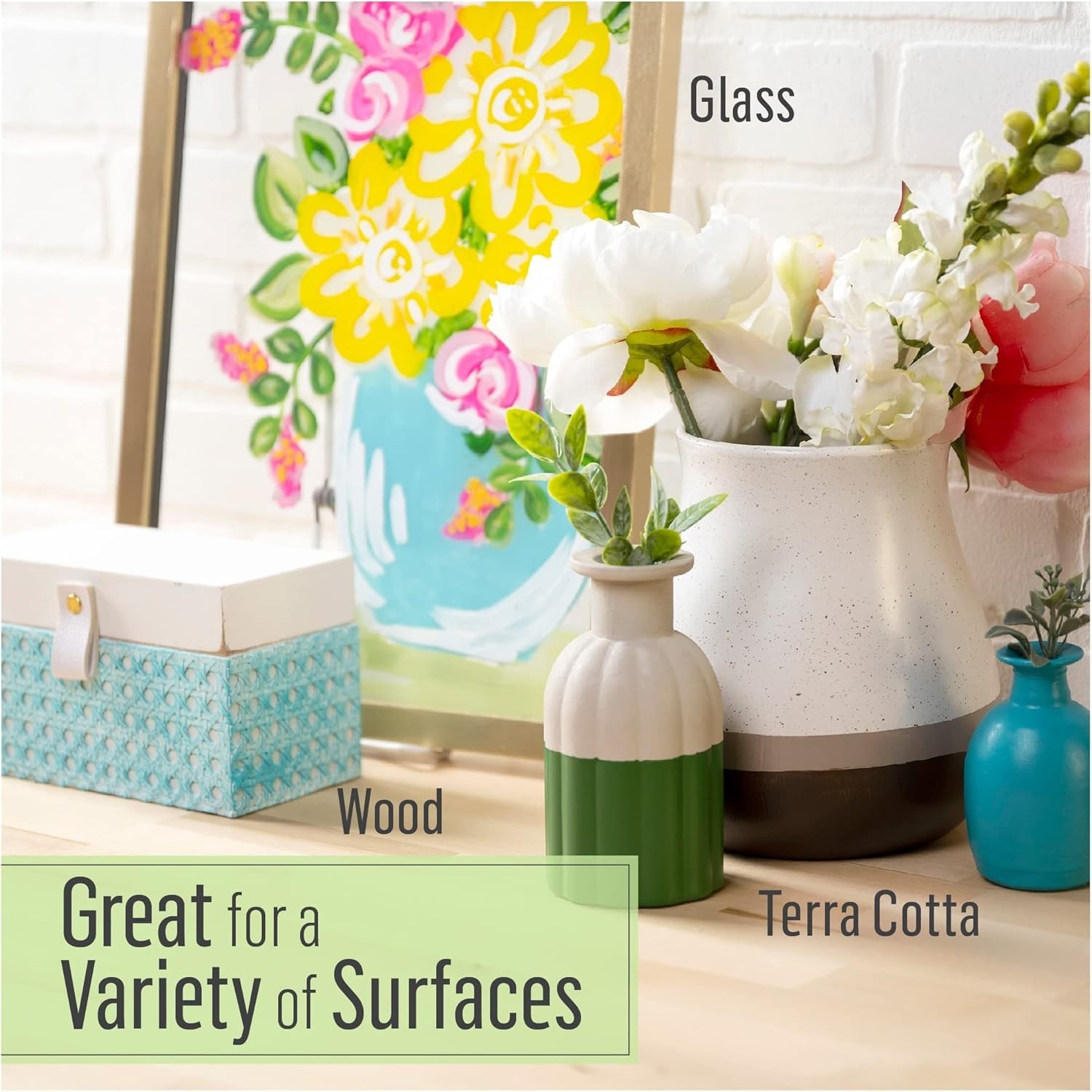Non-Toxic Light Blue Multi-Surface Paint – Perfect for Indoor & Outdoor Crafts