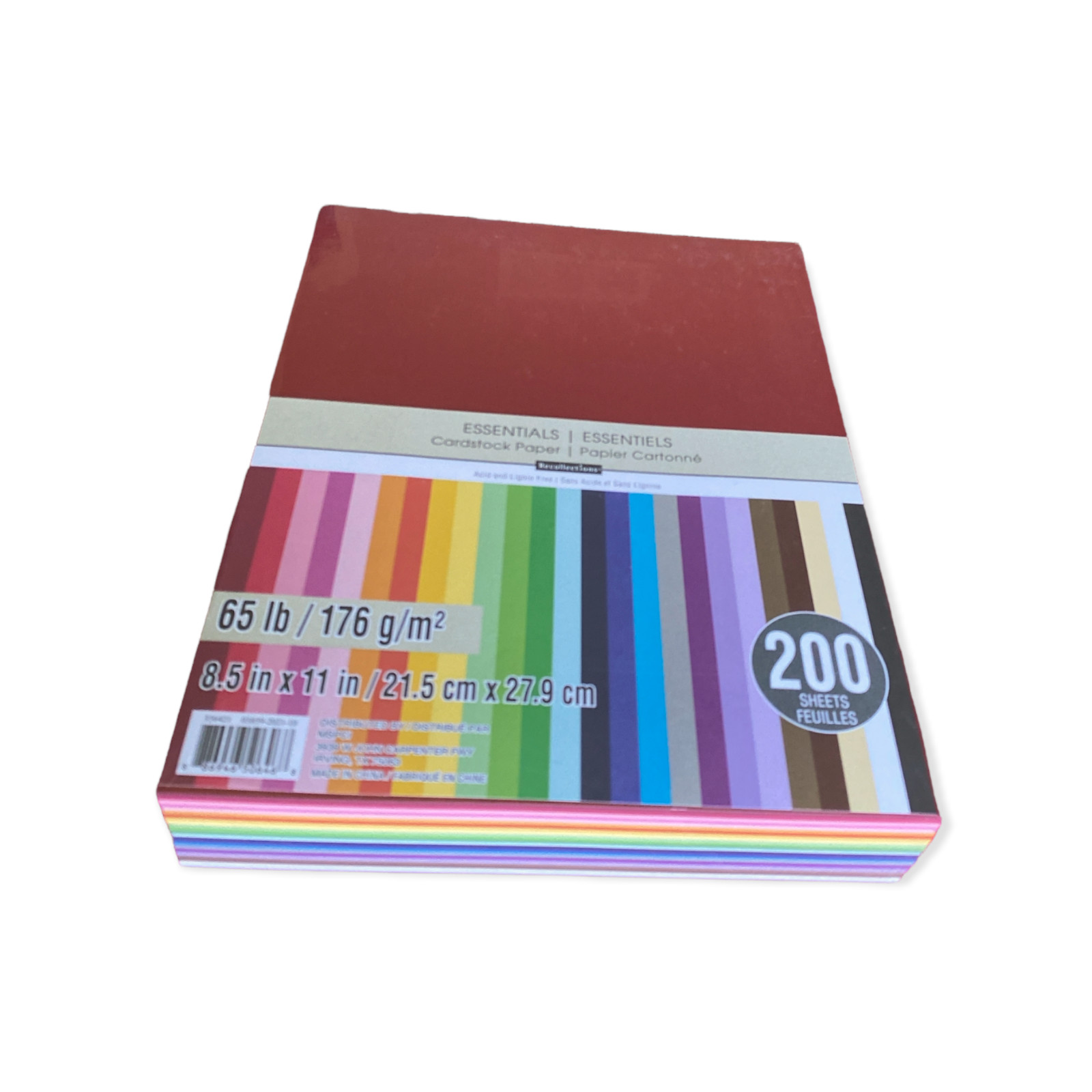 Recollections Cardstock Paper, Essentials 20 Colors – 200 Sheets 8-1/2 X 11