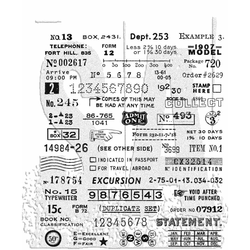 Tim Holtz Stampers Anonymous “TIDBITS” Stamp Set CMS488- Everyday #2 2024