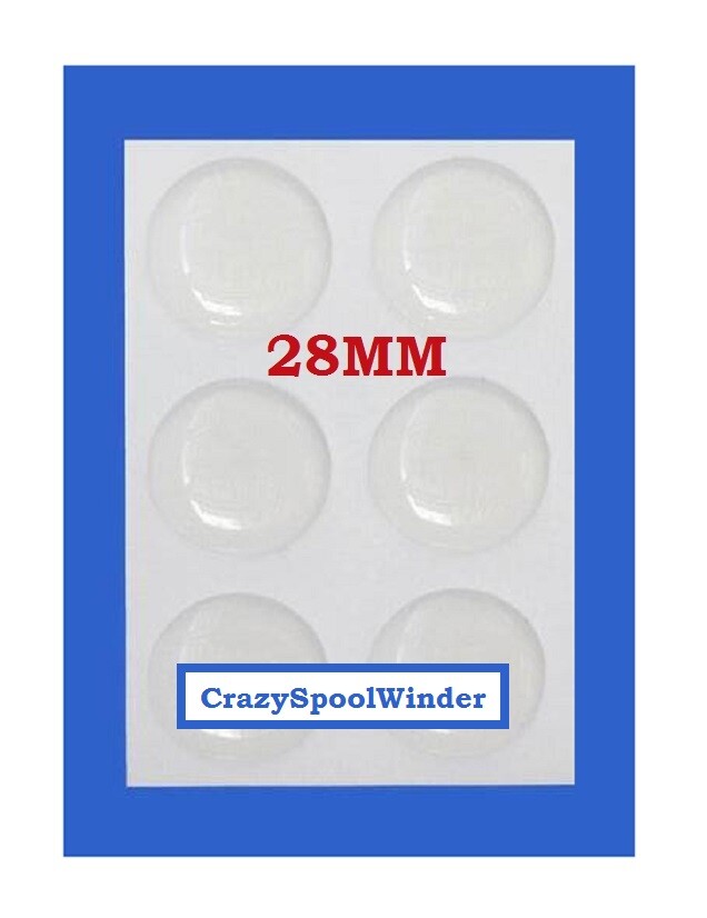 28MM Epoxy Sticker Domes 50/100 PCS Crystal Clear Epoxy Sticker 28MM Resin Drops