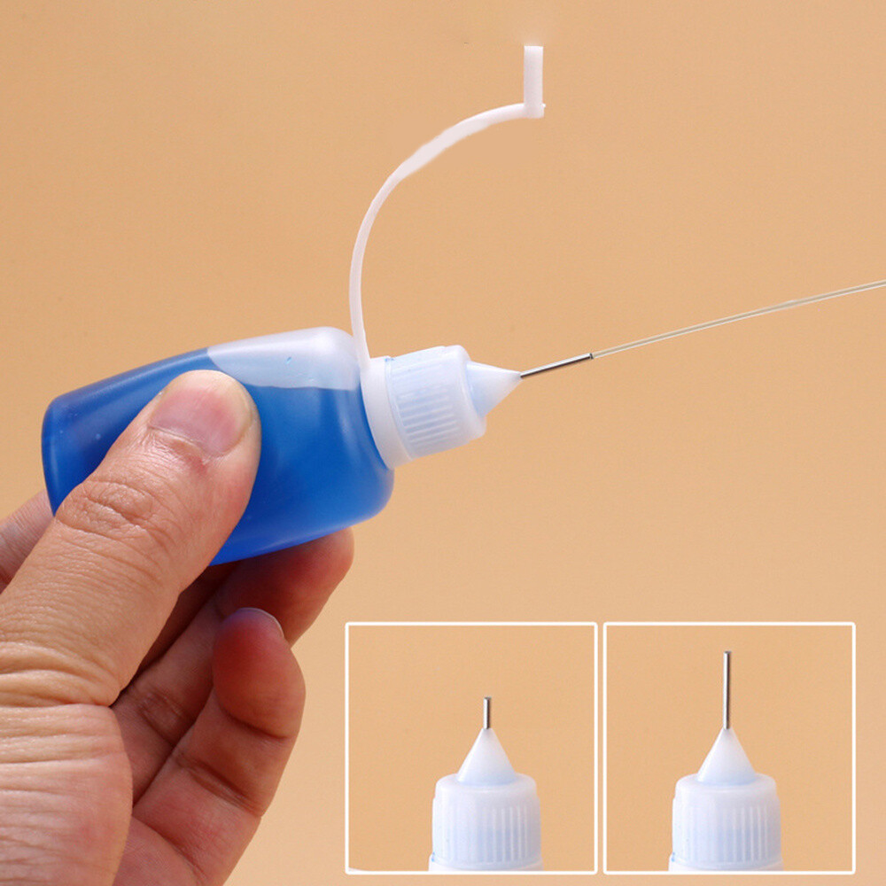 5-100ml Needle Tip Dropper Plastic Bottle Empty Squeezable Liquid Oil Craft US