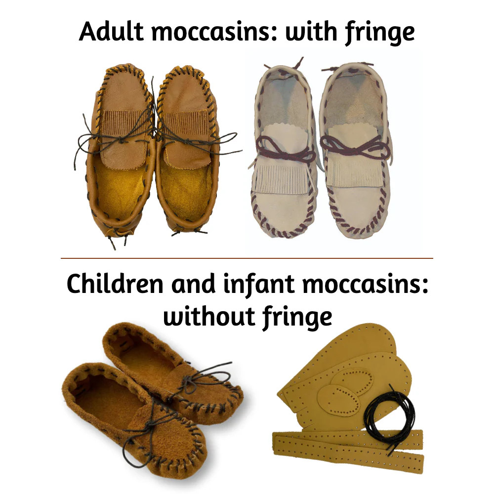 DIY Leather Moccasin Craft Kit – Make Your Own Moccasins