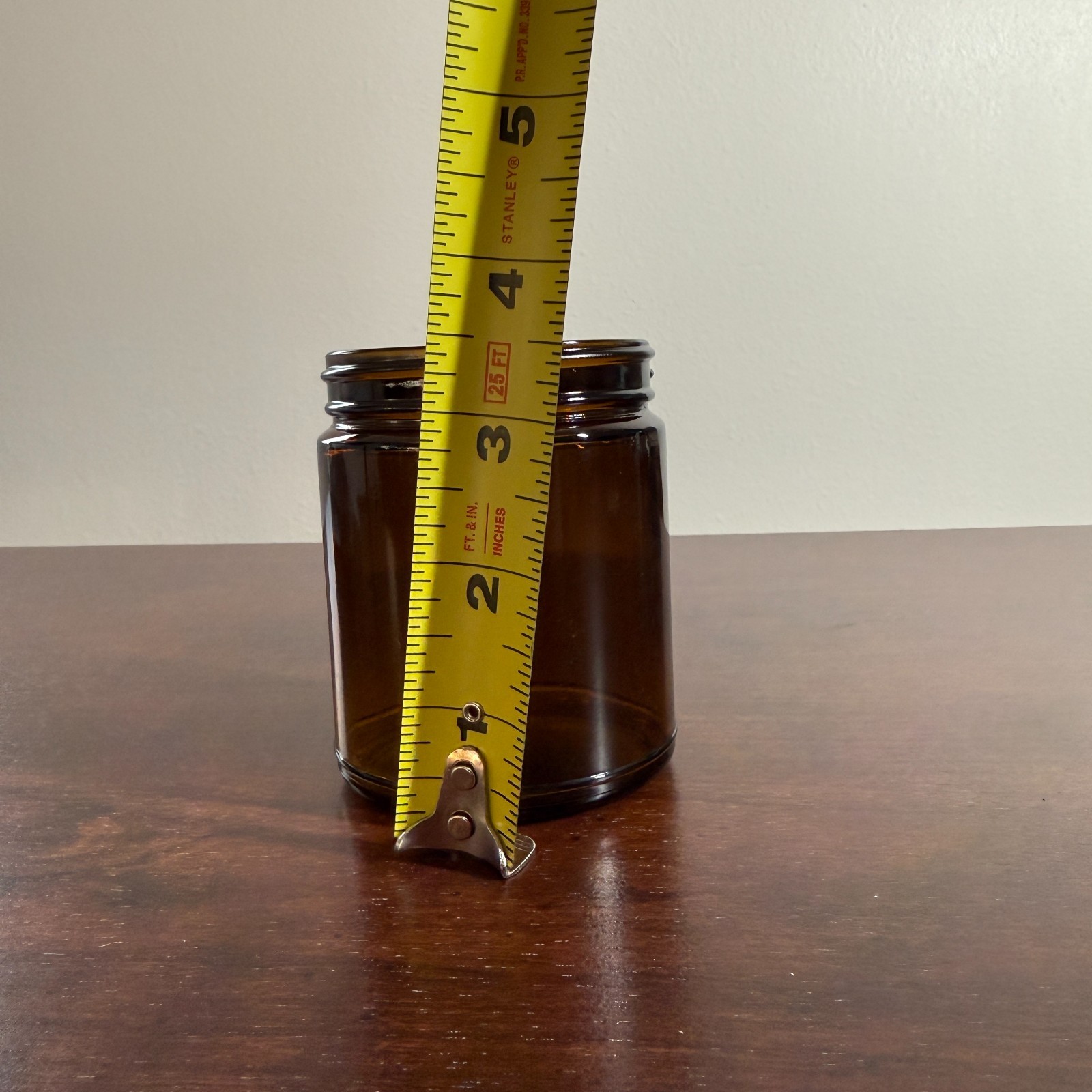 Amber Glass Round Candle Container 9 Oz Glossy 12 Pack Case W/ Tin Lids