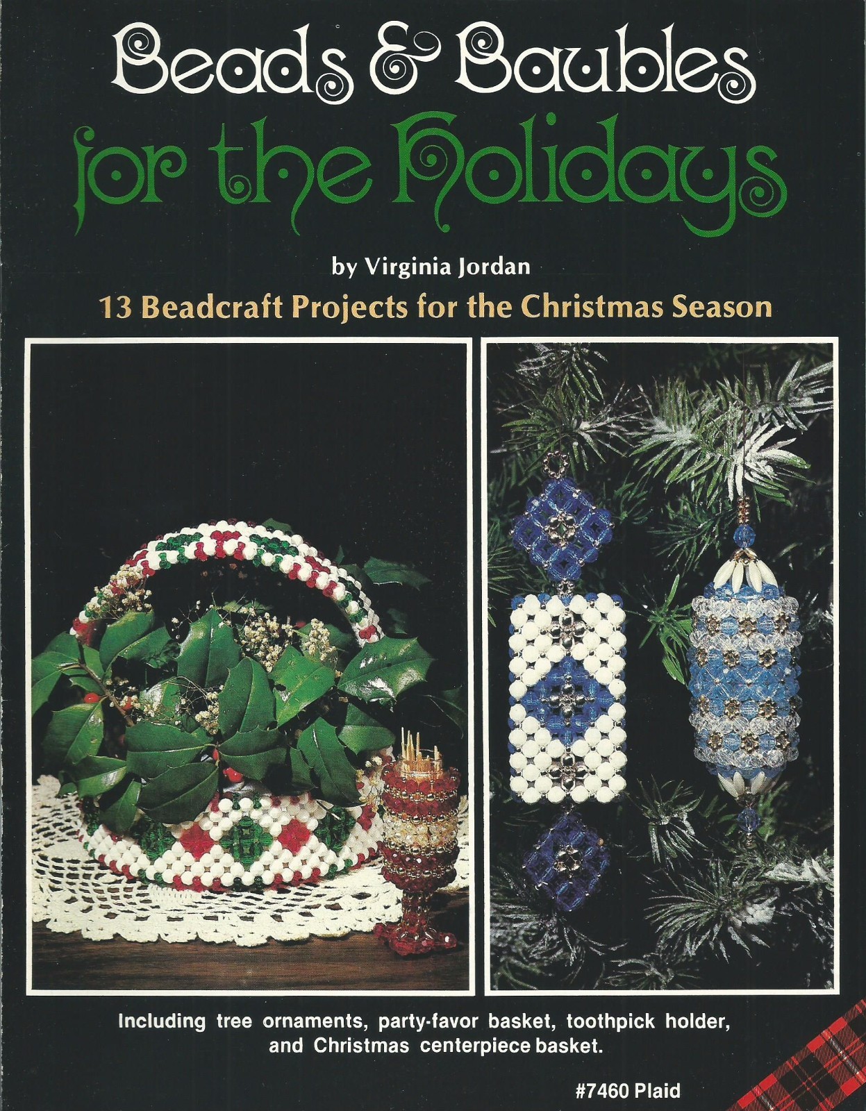 Beads & Baubles for the Holidays Virginia Jordan Vintage Instruction Book NEW