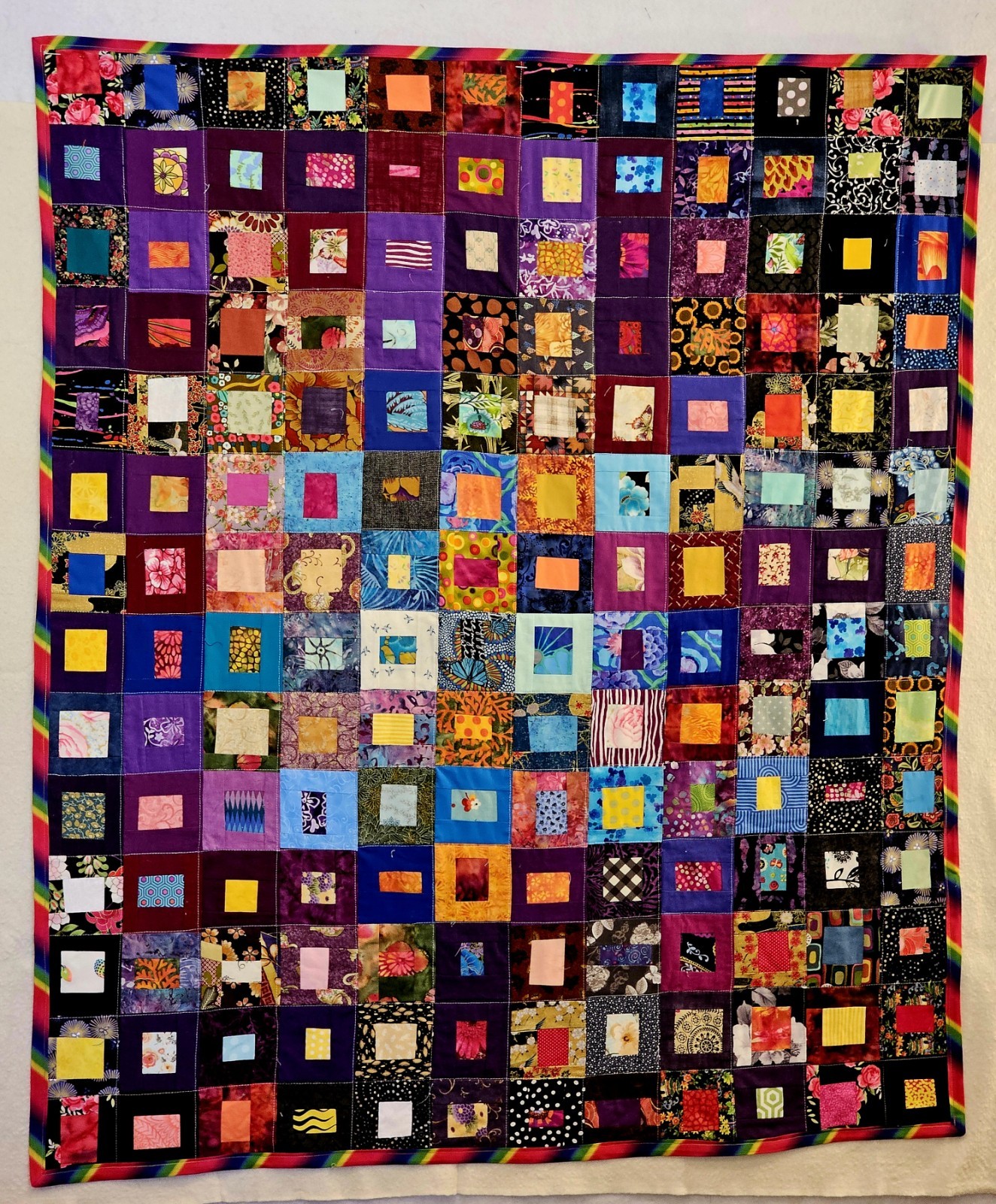 Handmade 100% Cotton Patchwork Quilt King Size