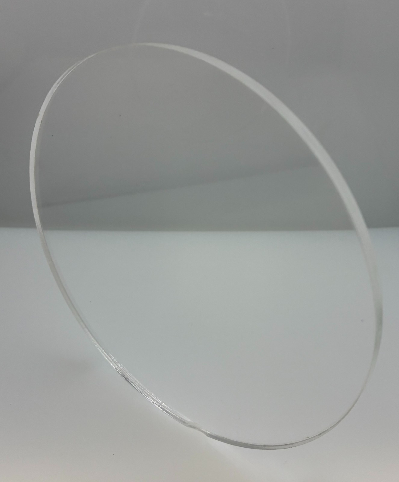 CLEAR Acrylic Plexiglass 1/8″ Plastic Sheet Circle **YOU PICK DIAMETER**
