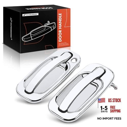 Chrome Exterior Front Door Handles for Chevy Silverado Chrome