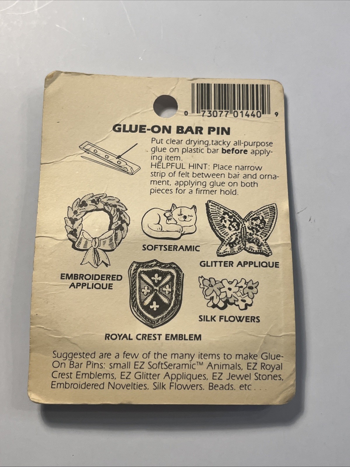 EZ Do-It-Yourself Glue – On Bar Pin Vintage Crafting