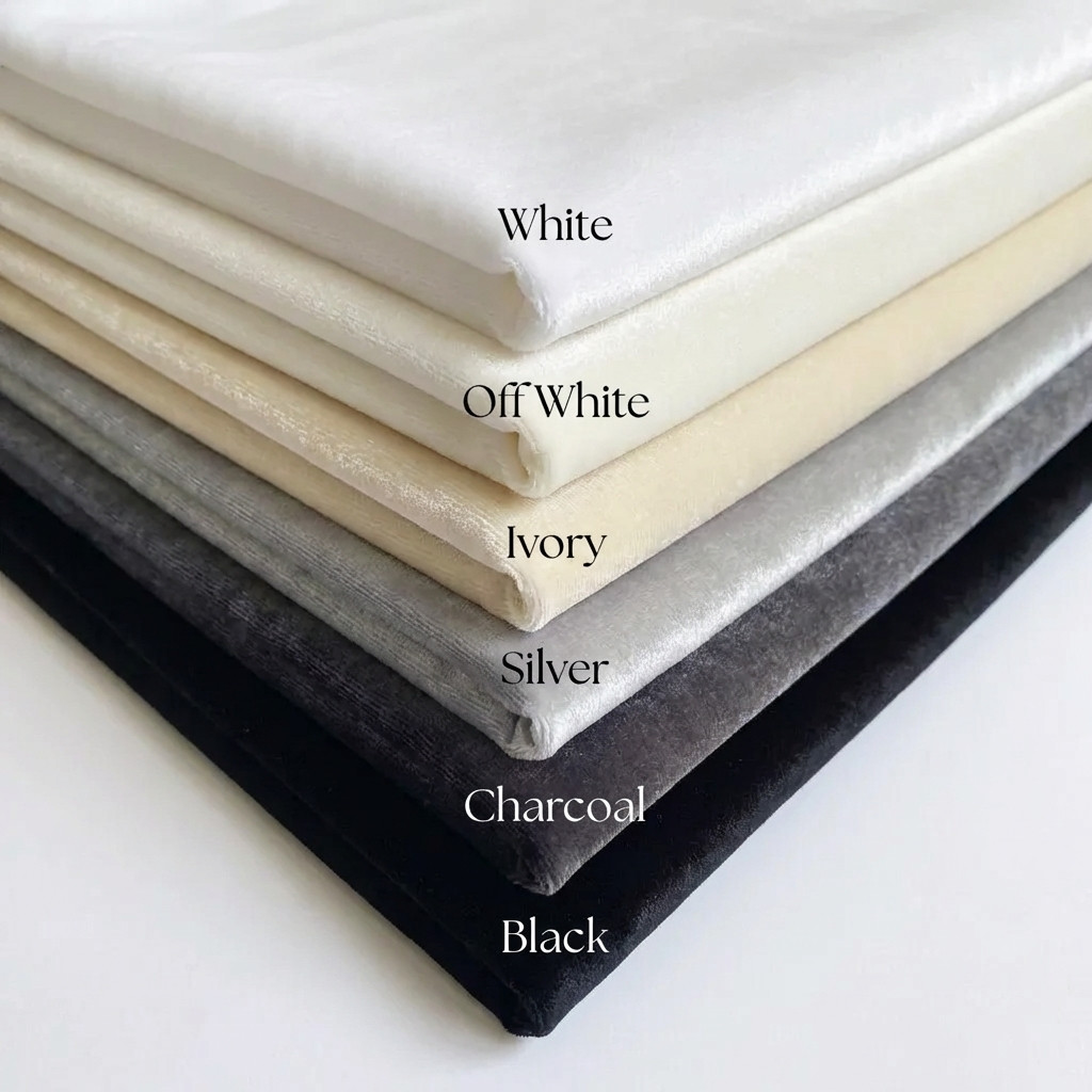 Stretch Velvet Fabric is 58/60″ inches Wide