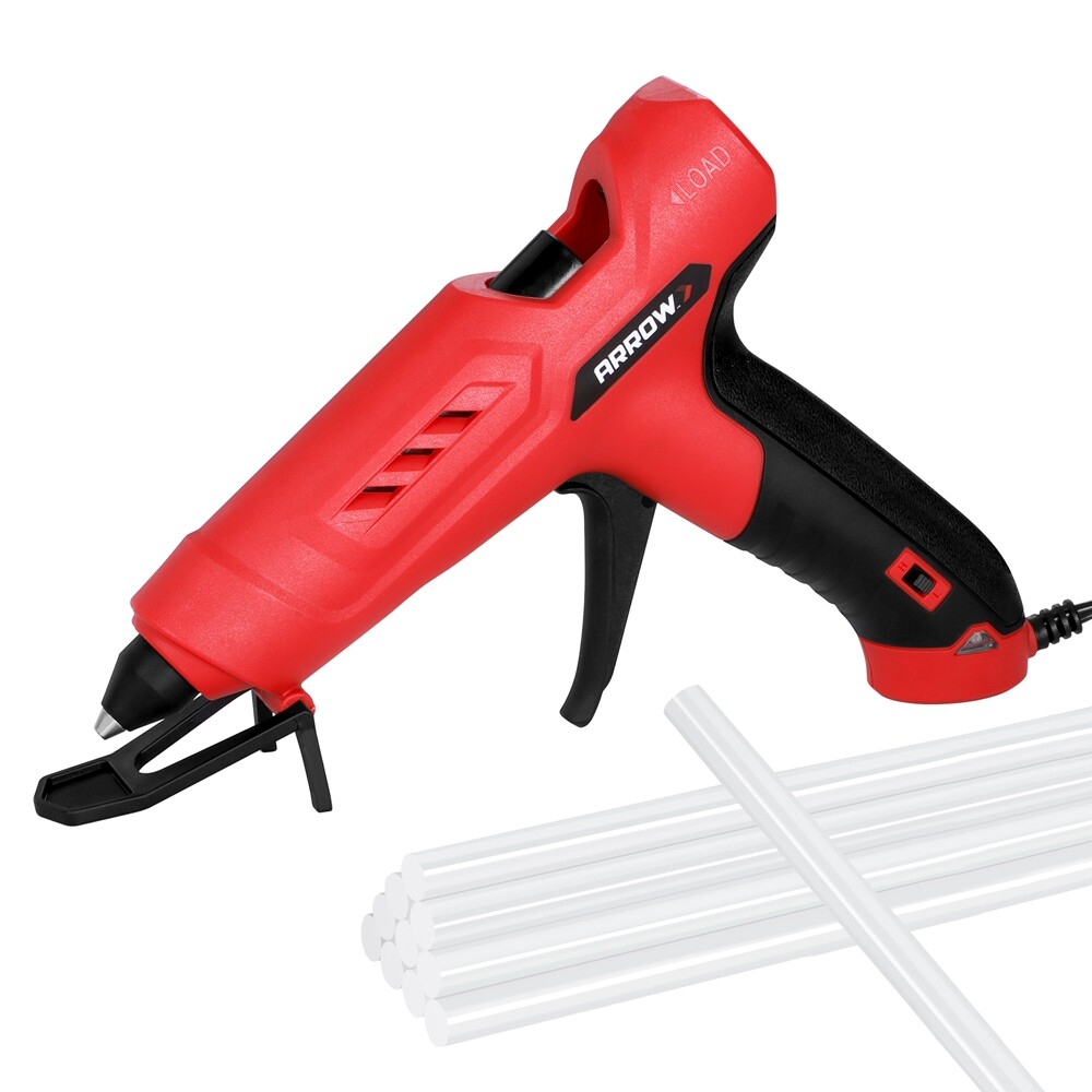 Arrow Heavy Duty Hot Glue Gun Kits w/12PC Glue Gun Sticks High/Low Temp Glue Gun