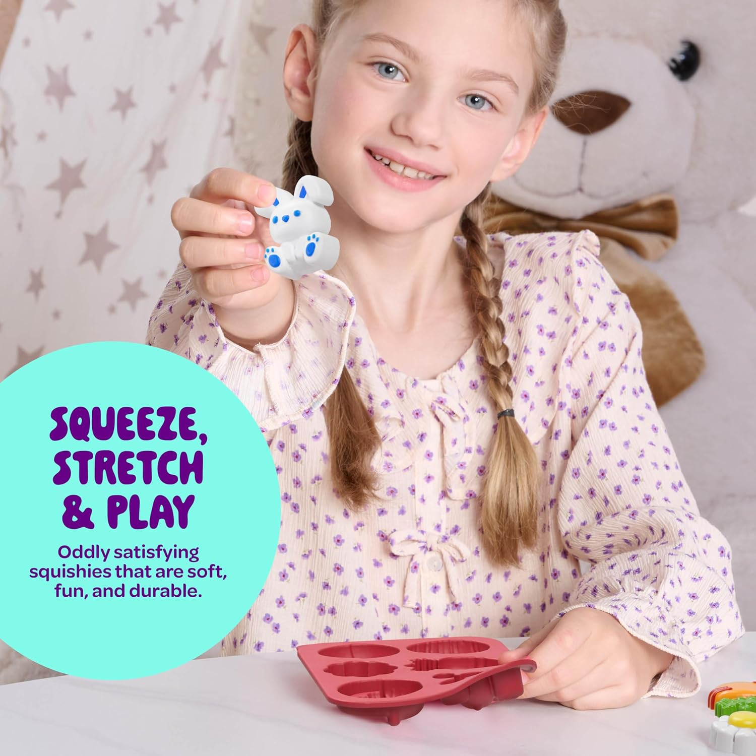 Easter Taba Squishy Making Kit for Kids – Squishies Easter Crafts Activities – 6