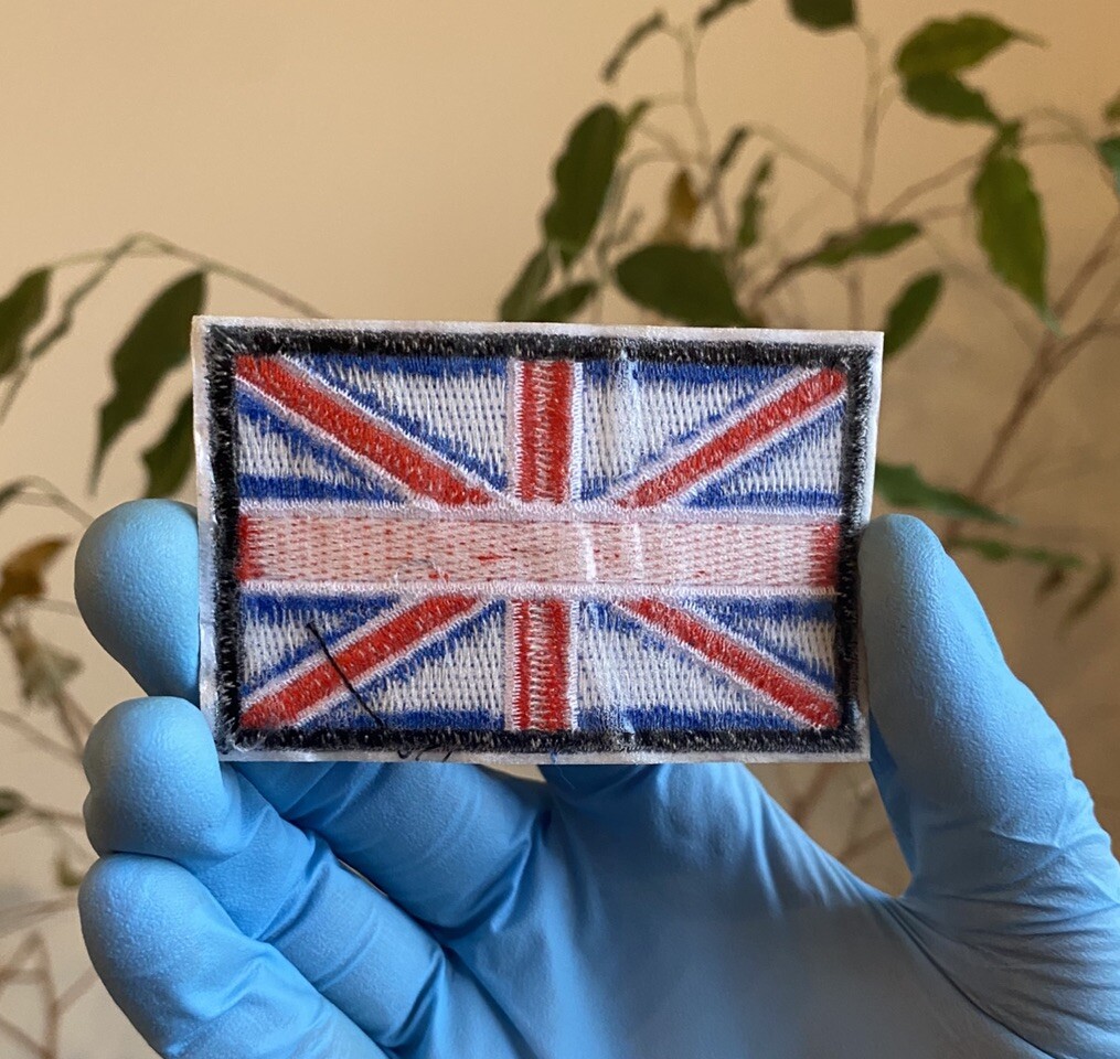 Great Britain Union Jack British England Flag embroidered Iron On Patch NEW