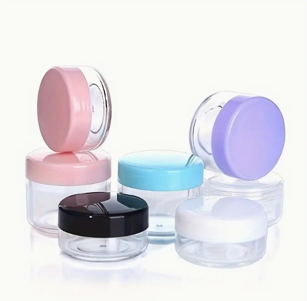 Mini Plastic Jars /Containers with Lids 0.5 fl.oz. (15 ml) – 5 ea