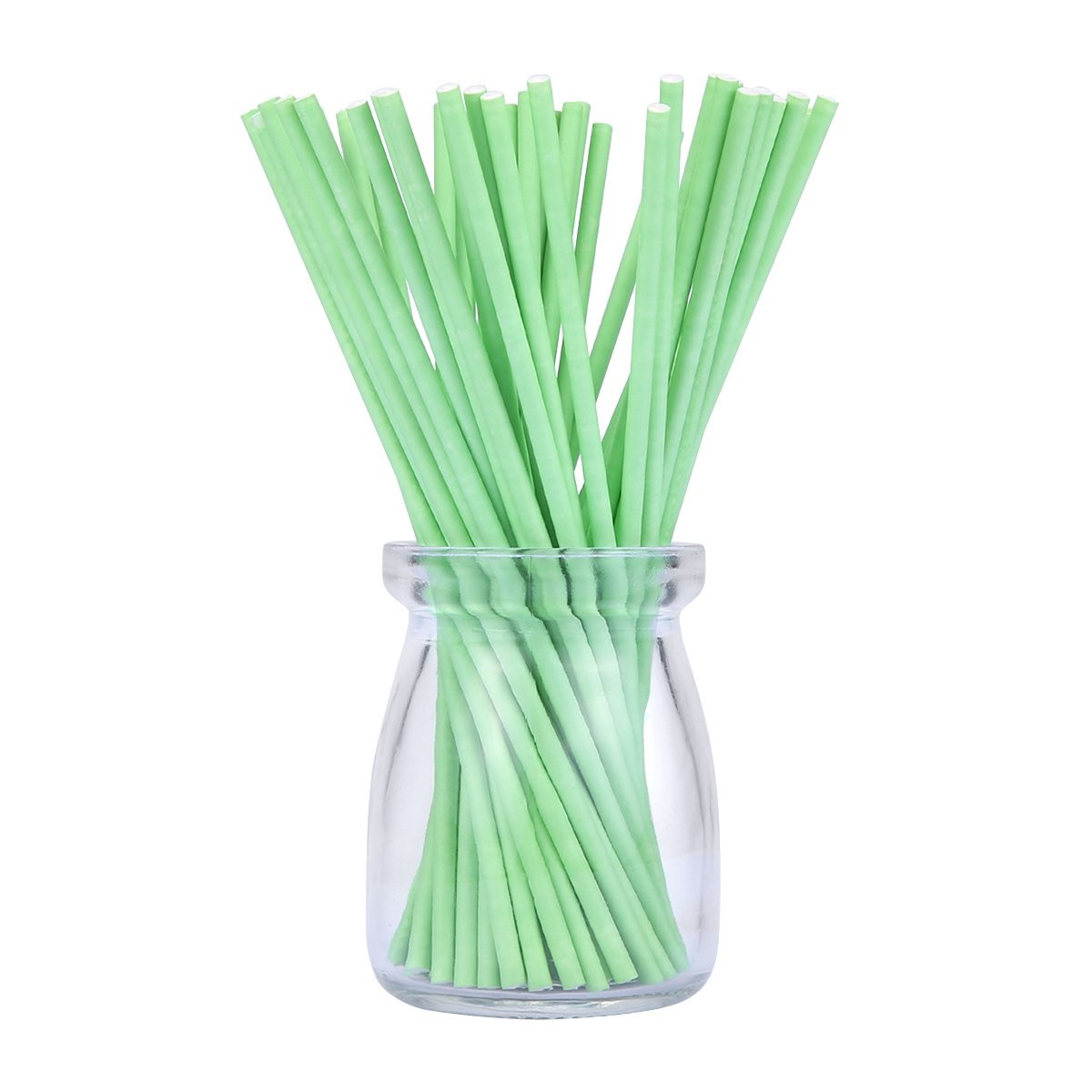 210ct 6 inch Colored Lollipop Sticks 7 Colors for Cake Pops Apple Candy