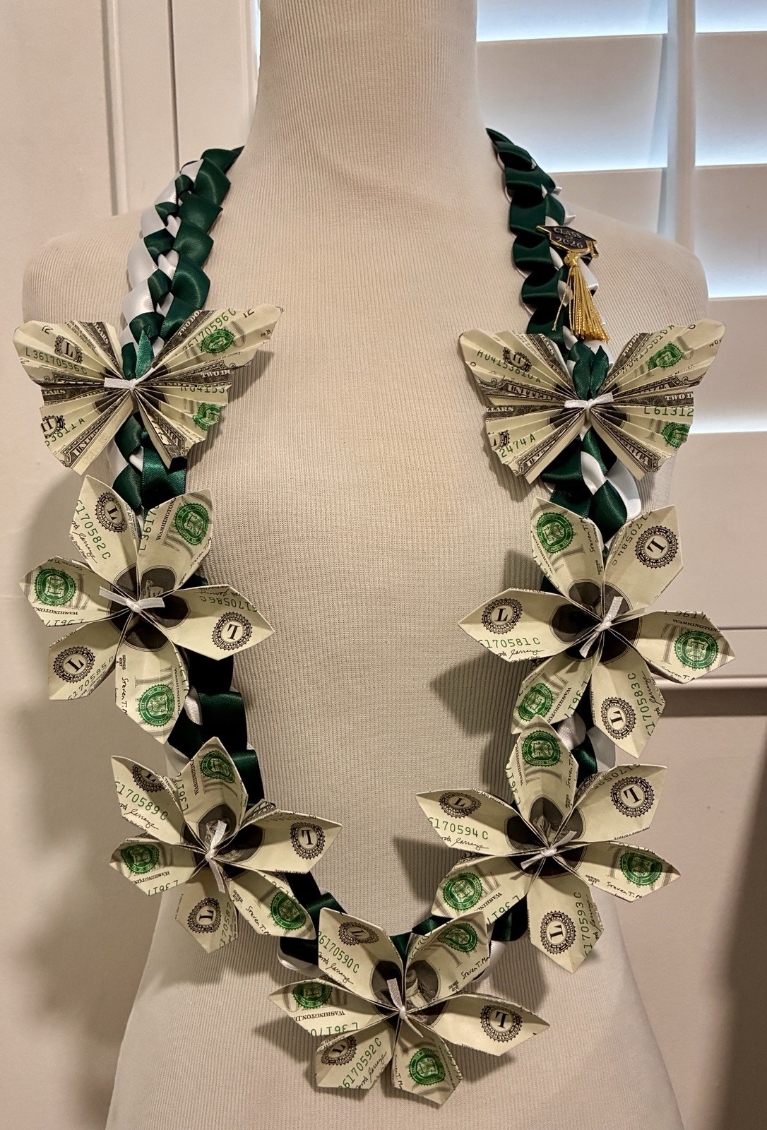 Class Of 2026 Hawaii Money Lei-Graduation. $38 cash Back value! 19-brand New $2