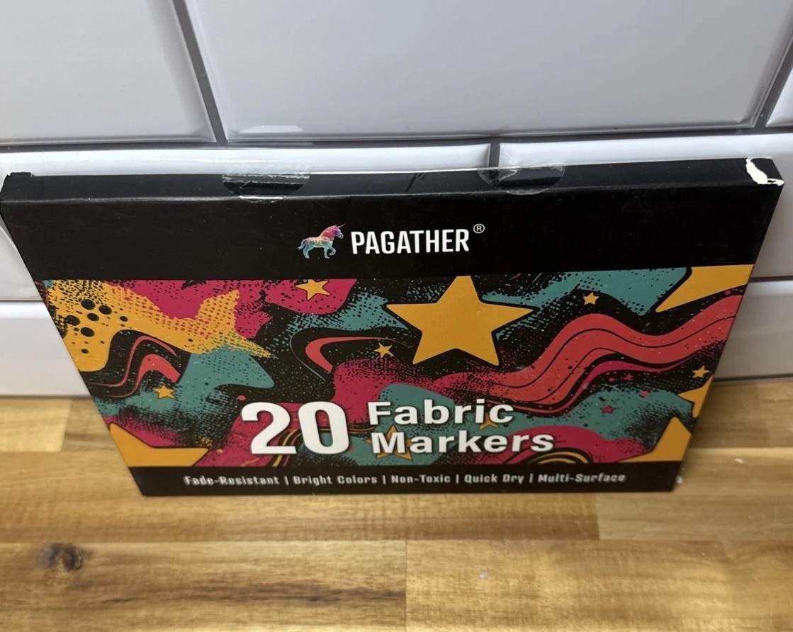Pagather 40 Fabric Markers Fade Resistant Non Toxic Quick Dry Multi-surface New