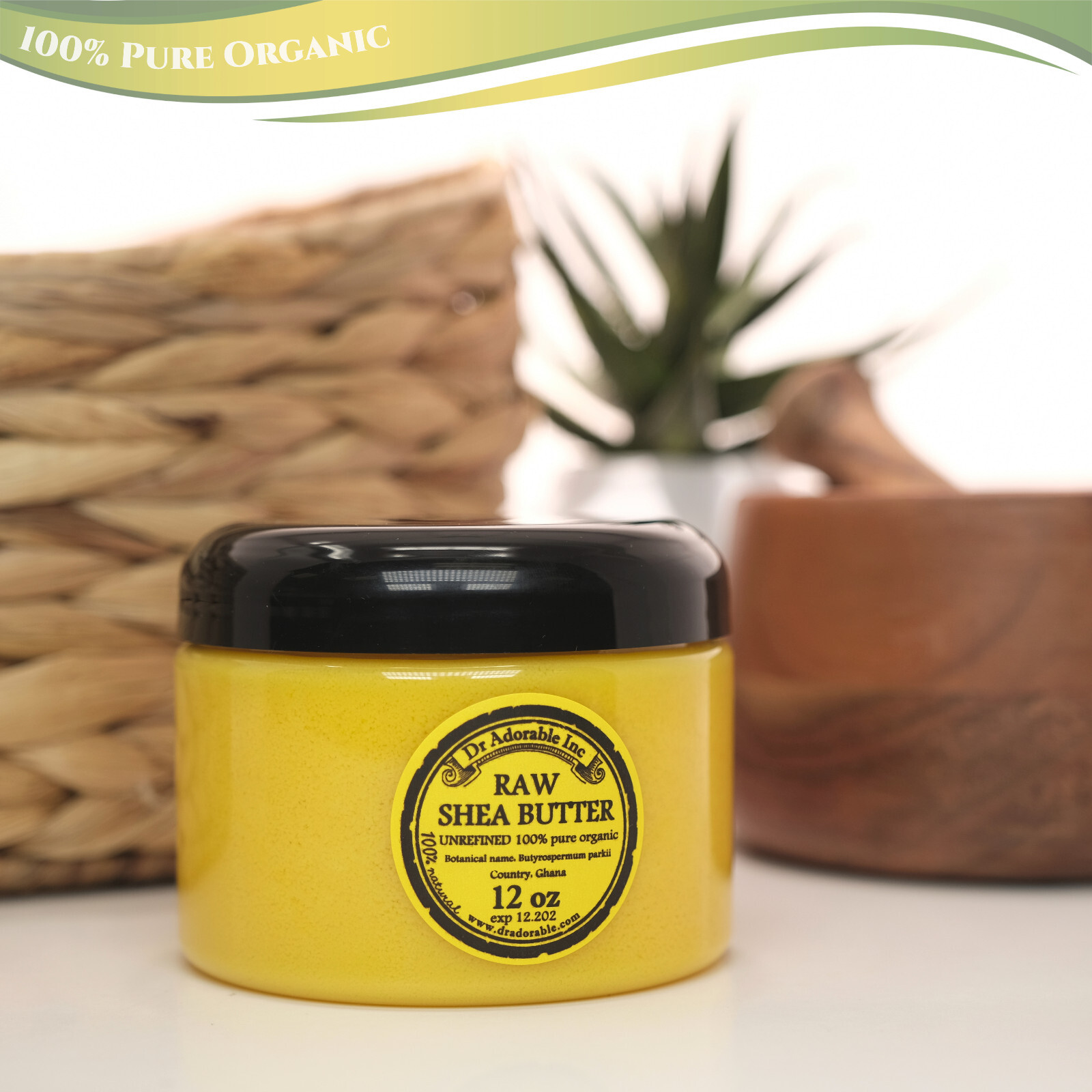 RAW UNREFINED SHEA BUTTER FRESH ORGANIC MOISTURIZER 2 OZ 4 OZ 8 OZ-UP TO 12L
