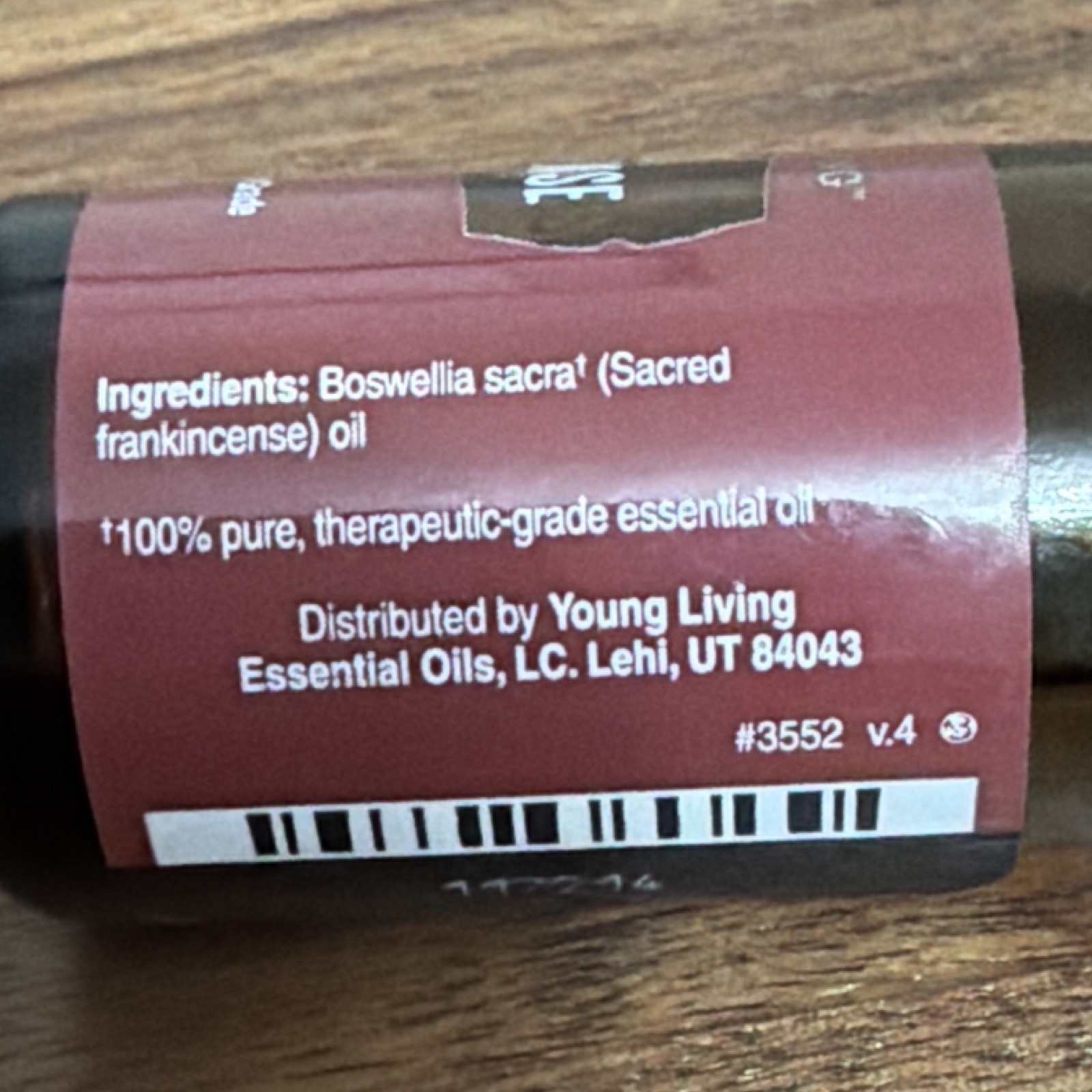 Young Living Sacred Frankincense Essential Oil 0.5 fl oz (15 ml) #3552