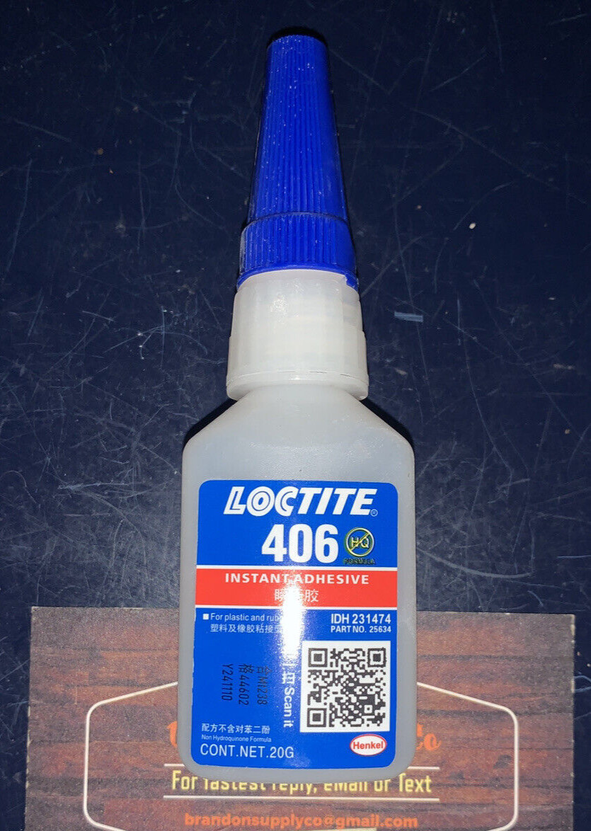 Loctite 406 20g Instant Adhesive – Rubber And Plastic EXP 11/25