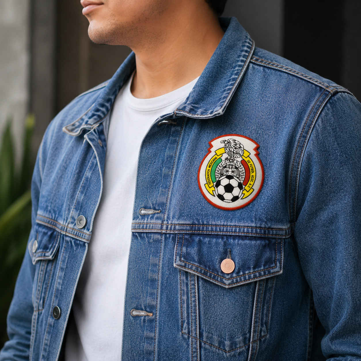 Mexico Soccer Crest Iron On Embroidered Patch Badge 3×3 Inch Futbol Mexicano