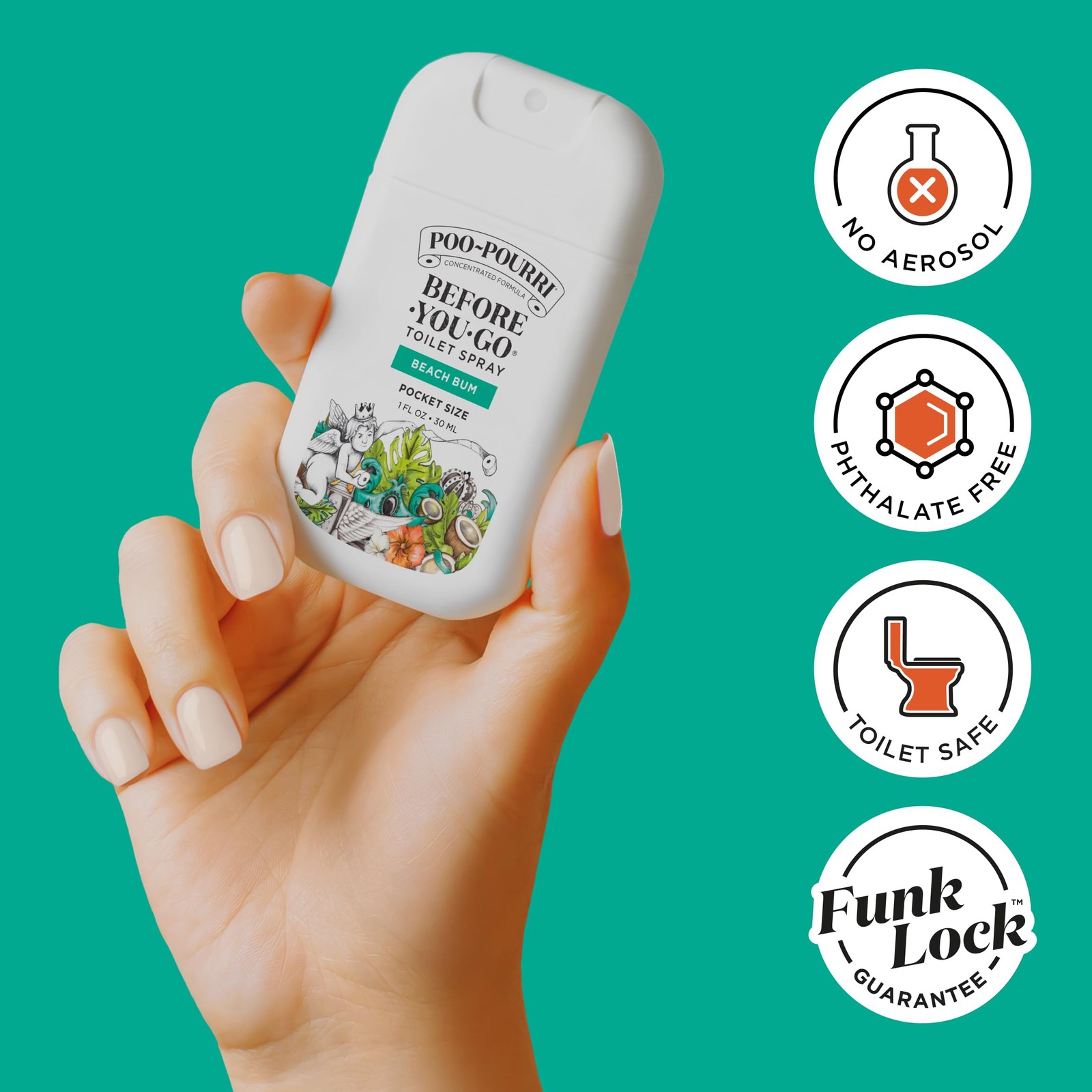 Poo-Pourri Before-You-Go Pocket Toilet 1 Fl Oz (Pack of 1), does not apply