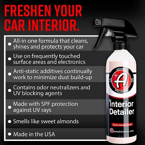 Interior Detailer 16 fl. oz () – Total Car 16 Fl Oz (Pack of 1) Sweet Almond