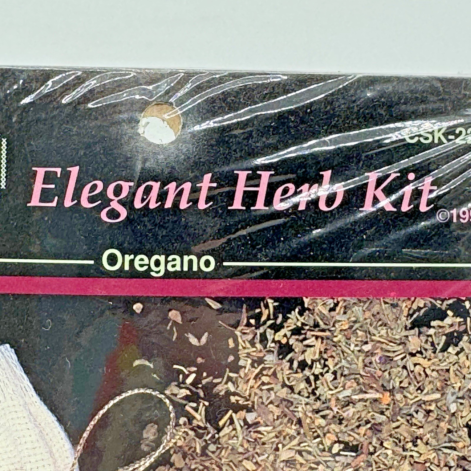 Elegant Herb Oregano Kit Cross Stitch Pattern Kit By Cross My Heart NOS