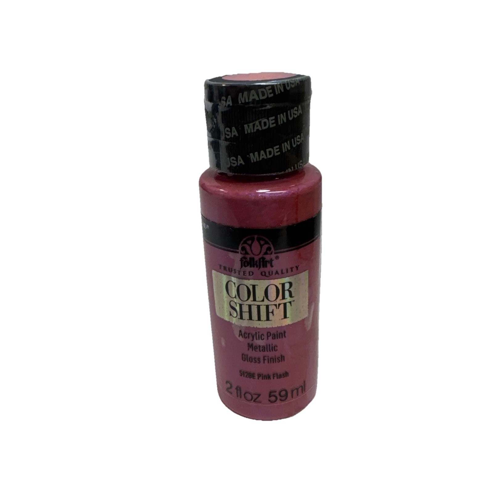 (8) FolkArt Color Shift Acrylic Paint Blue,Purple,Pink,Aqua,Green,Black,Yellow..
