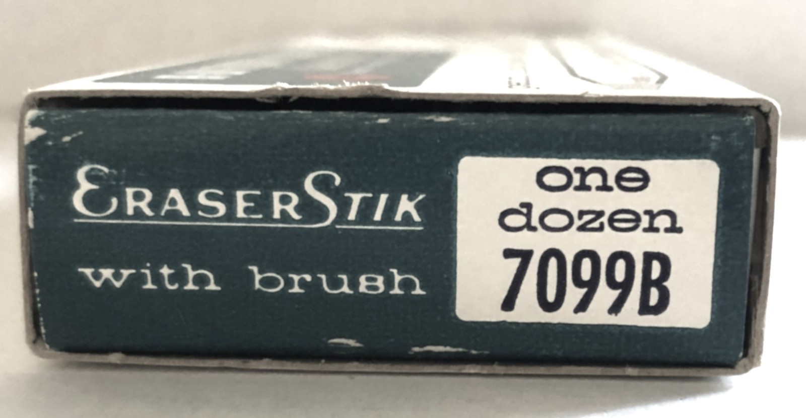 New Old Stock 1 Dozen A.W.FABER-CASTELL 7099B Wood Brush End EraserStick U.S.A