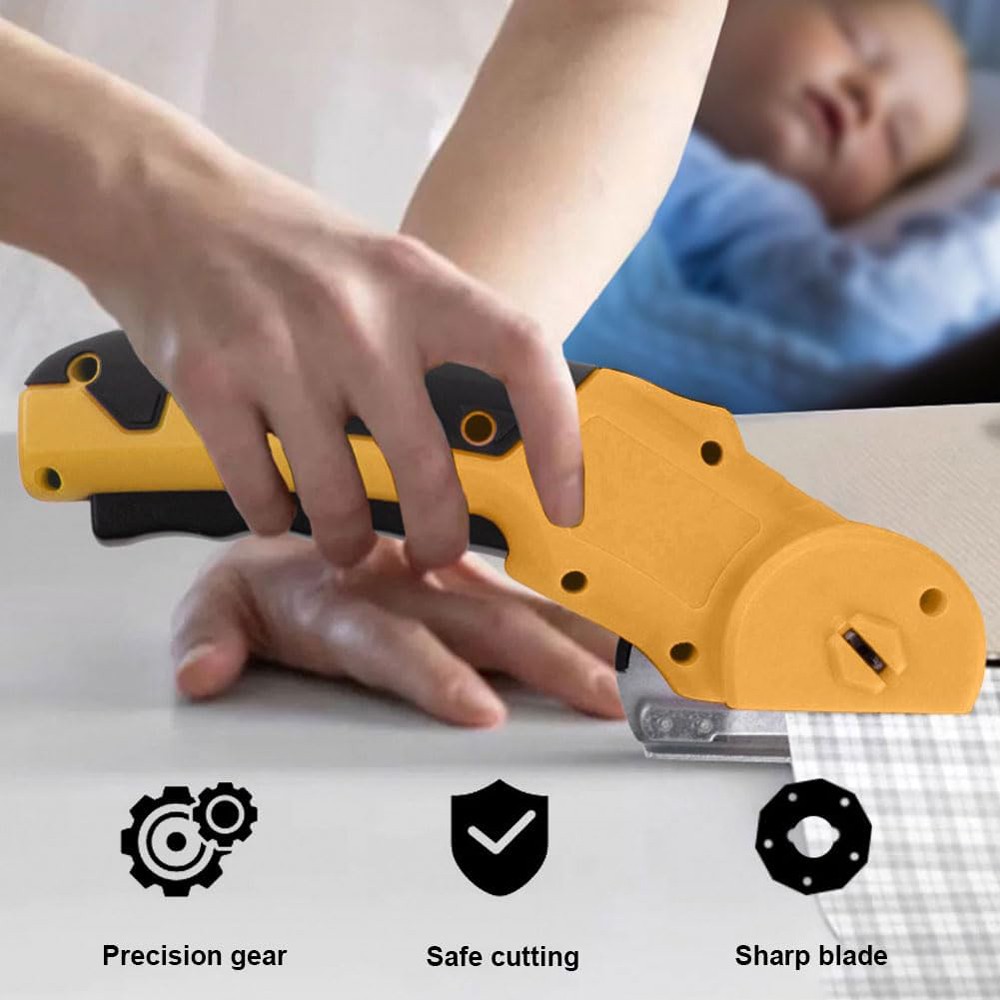 Cordless Electric Scissors, 4V Cardboard Cutter,Box Cutter Fabric Scissor Cutter