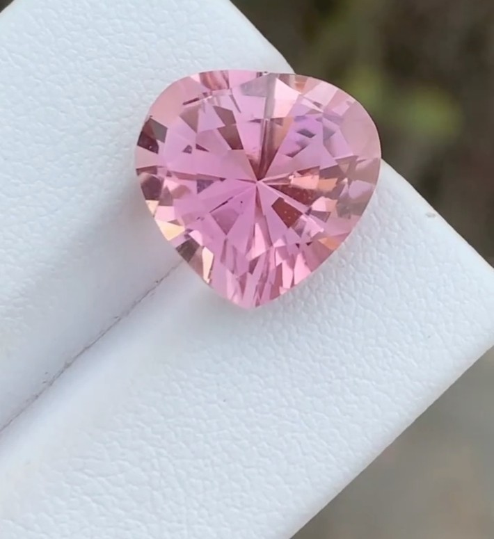 10CT HEART CUT PINK COLOR NATURAL DIAMOND VVS1+1 GEMSTONE FREE GIFT