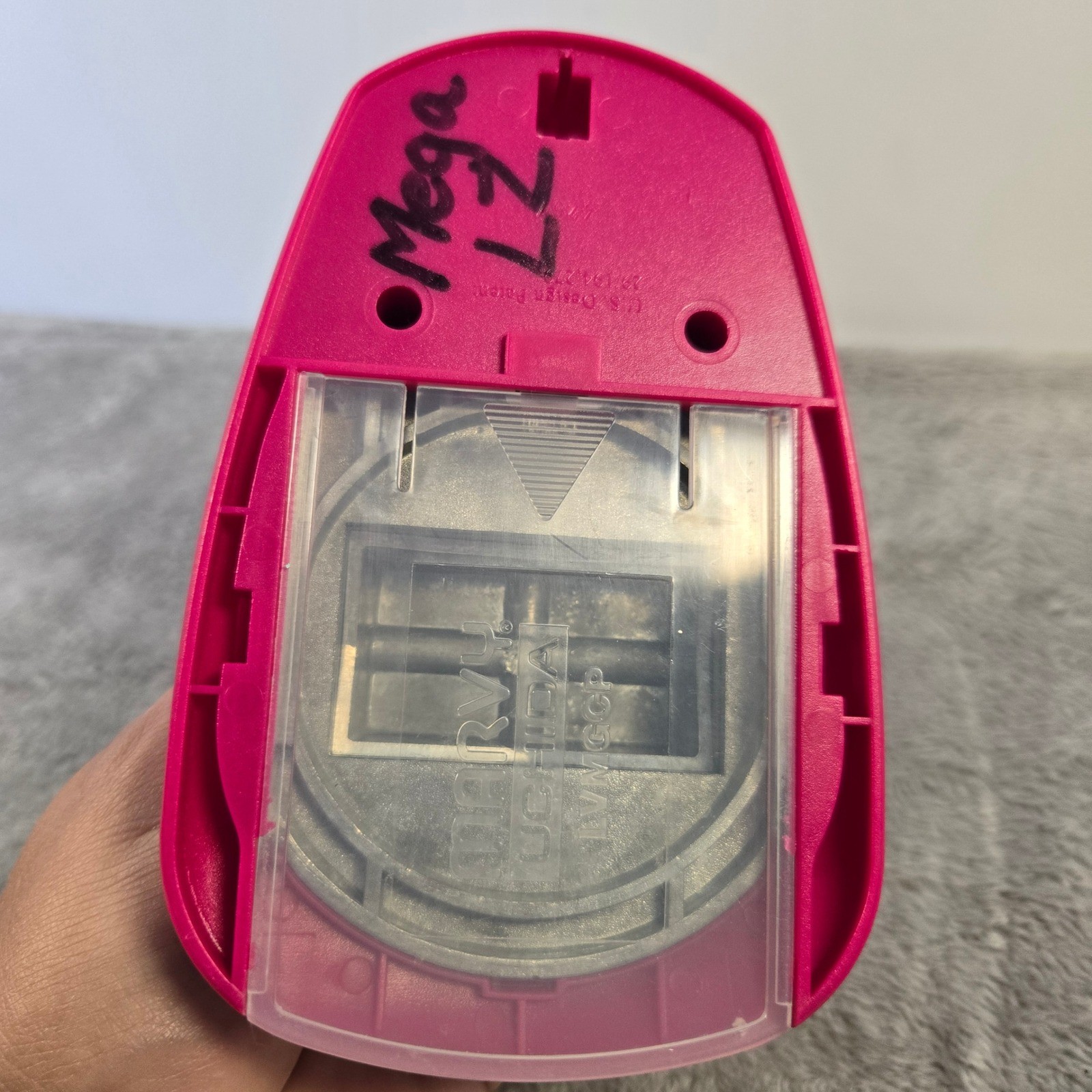Marvy Uchida Mega Paper Punch Rectangle Shape Pink Craft Scrapbooking Tool