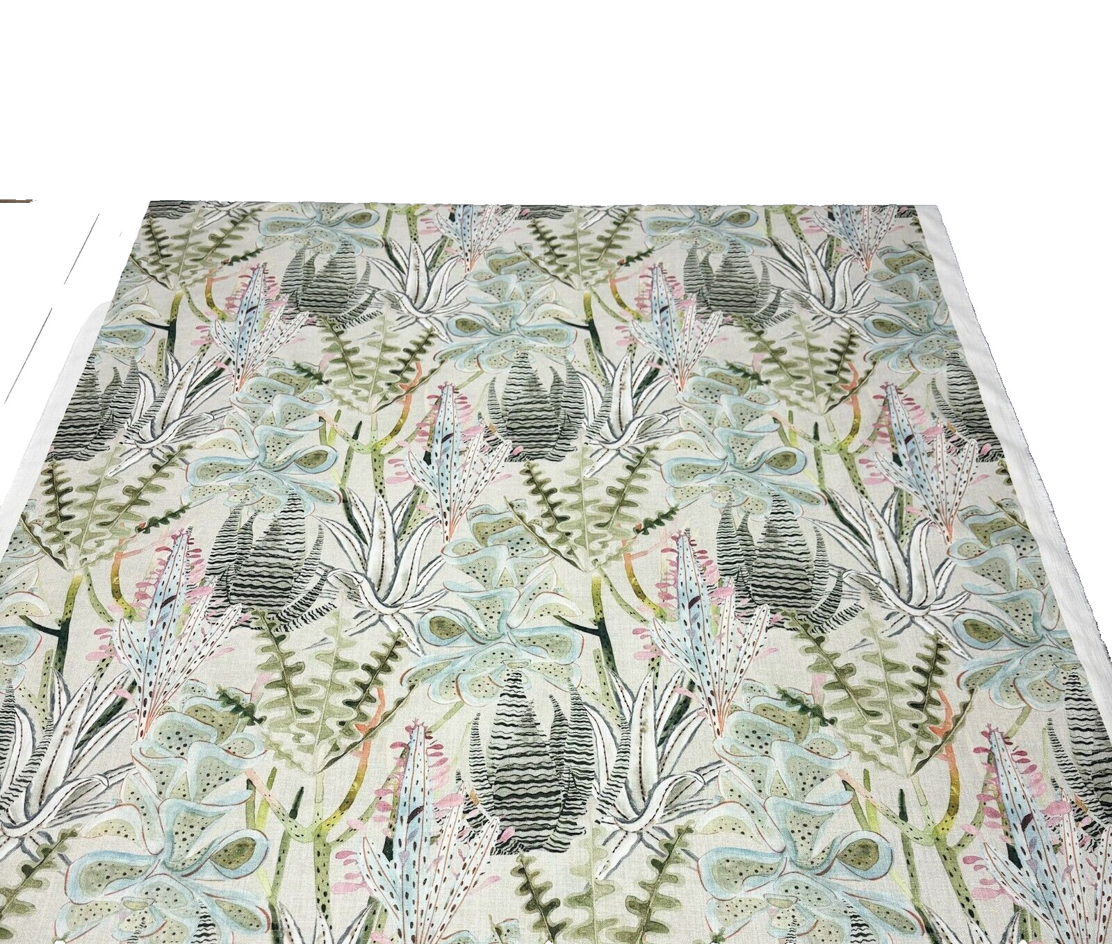 BALLARD DESIGNS FREYA MULTI TROPICAL SEA FLORAL MULTIUSE FABRIC BY YARD 54″W