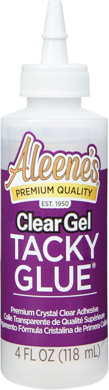 Aleene’s AR6-2 Clear Gel Tacky Glue, 4 oz., 4 oz., Multicolor