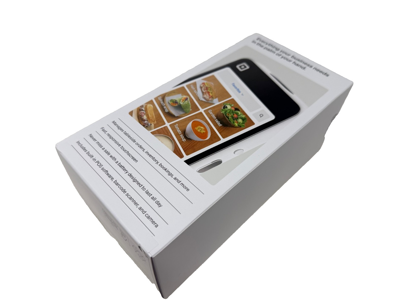 New Square Handheld Portable POS Credit Card Machine to Accept Payments White