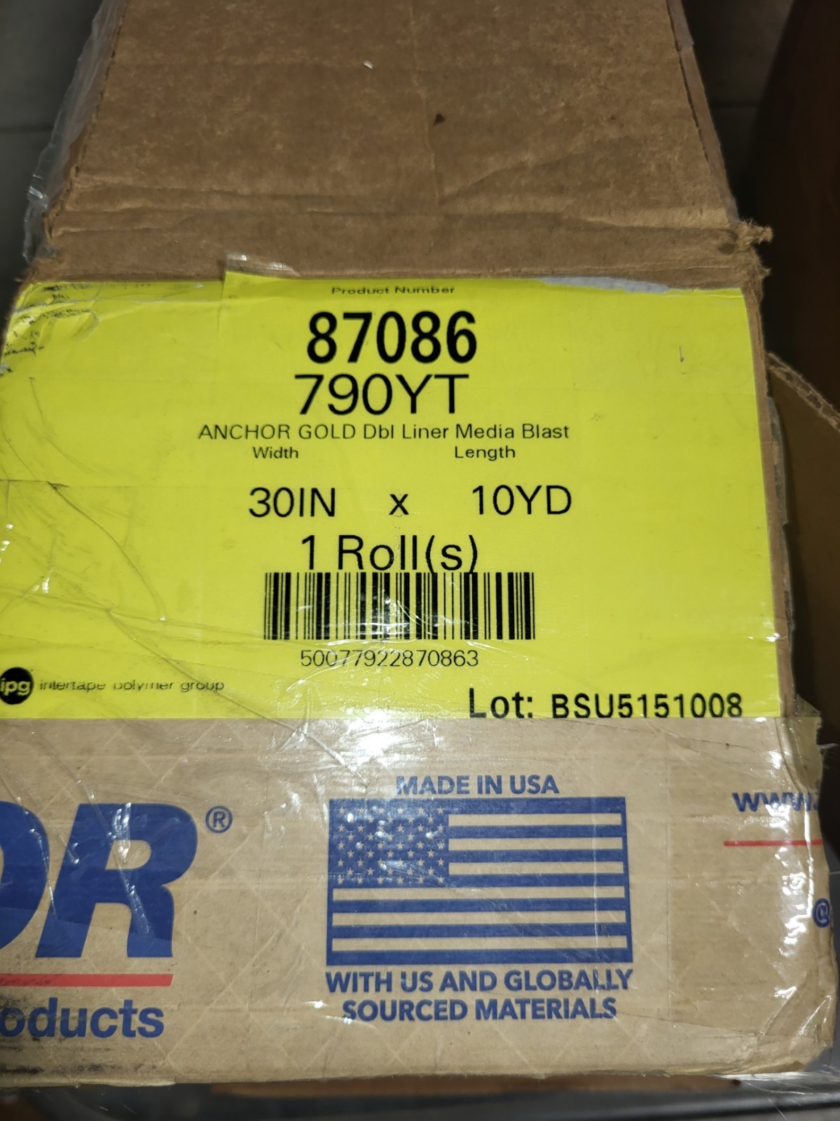 Anchor Stencil 790YT 30″ X 10YD 87086 Gold