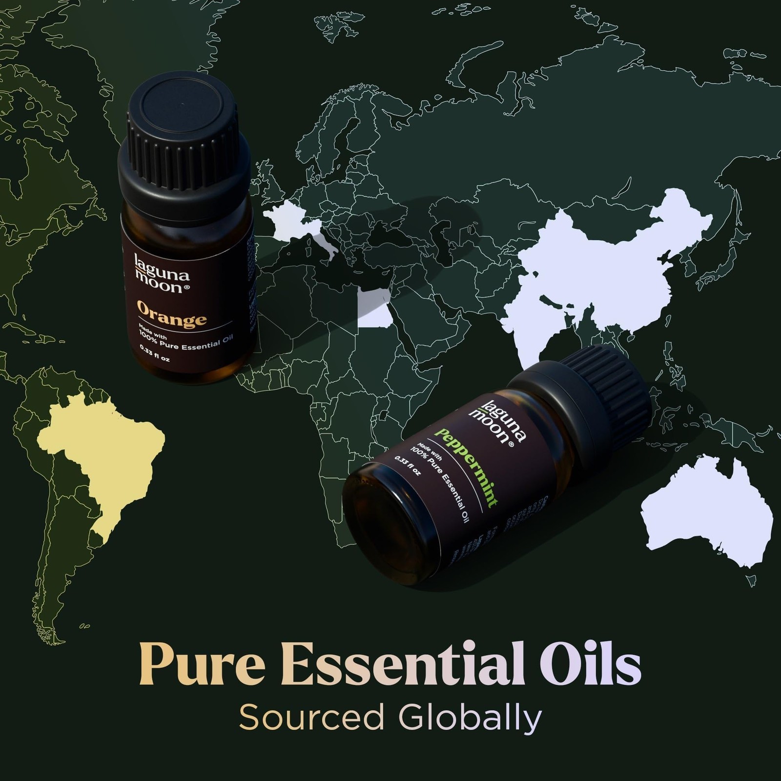 Lagunamoon Essential Oils Set, Top 20 Gift Set 0.33 Fl Oz (Pack of 20)