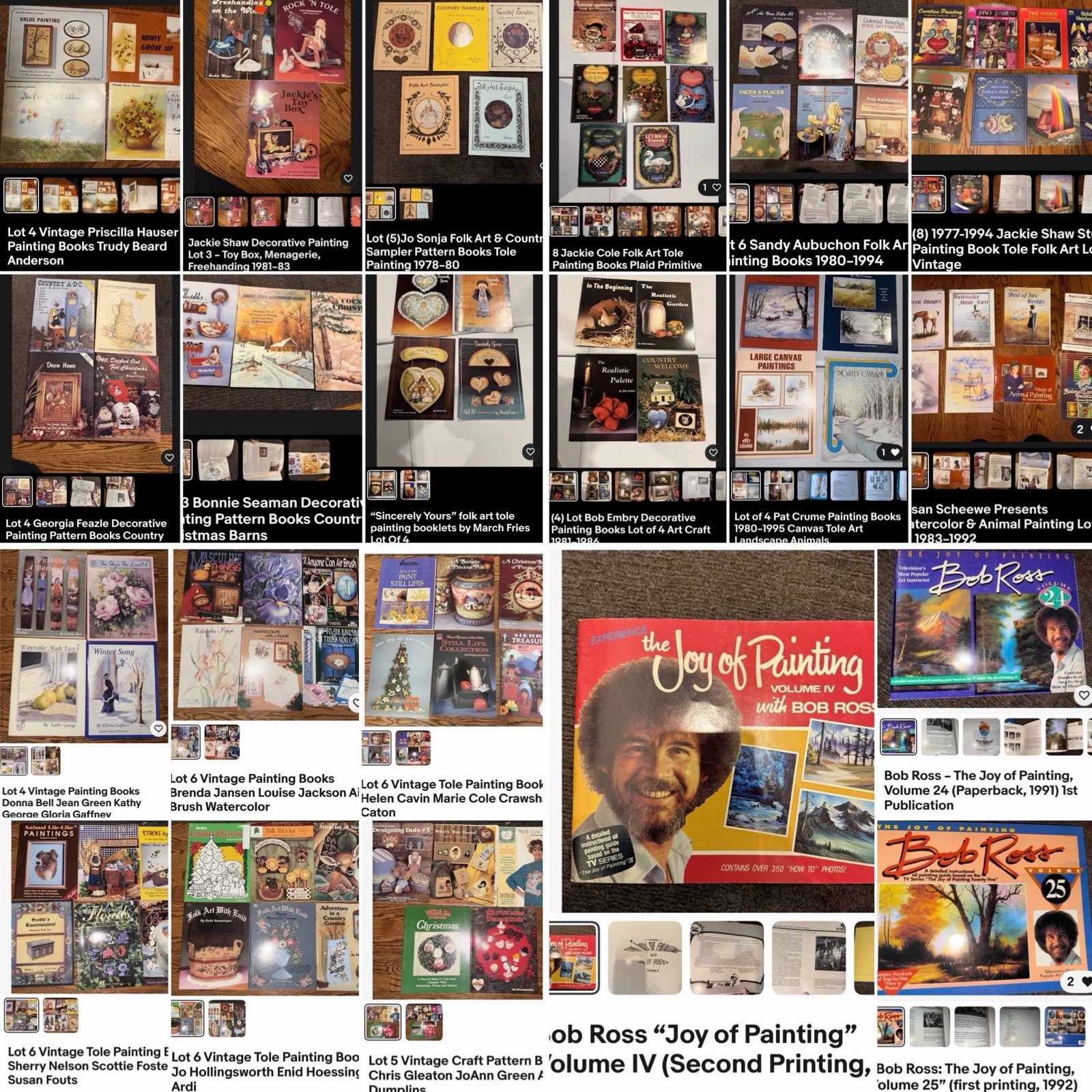 🎨 Variety Painting Instructional Books – Preview Only See Seller Page For Lots